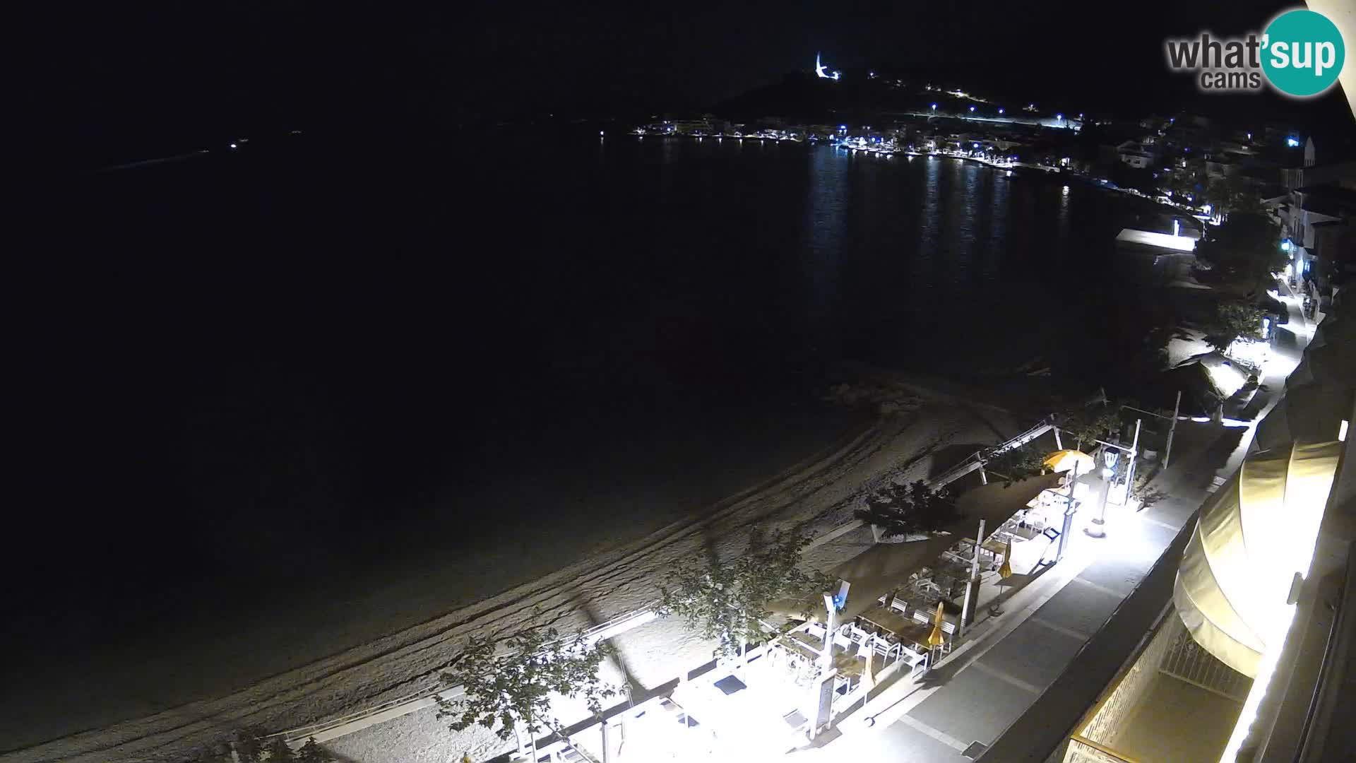 Podgora webcam – panorama beach – Dalmatia – Croatia