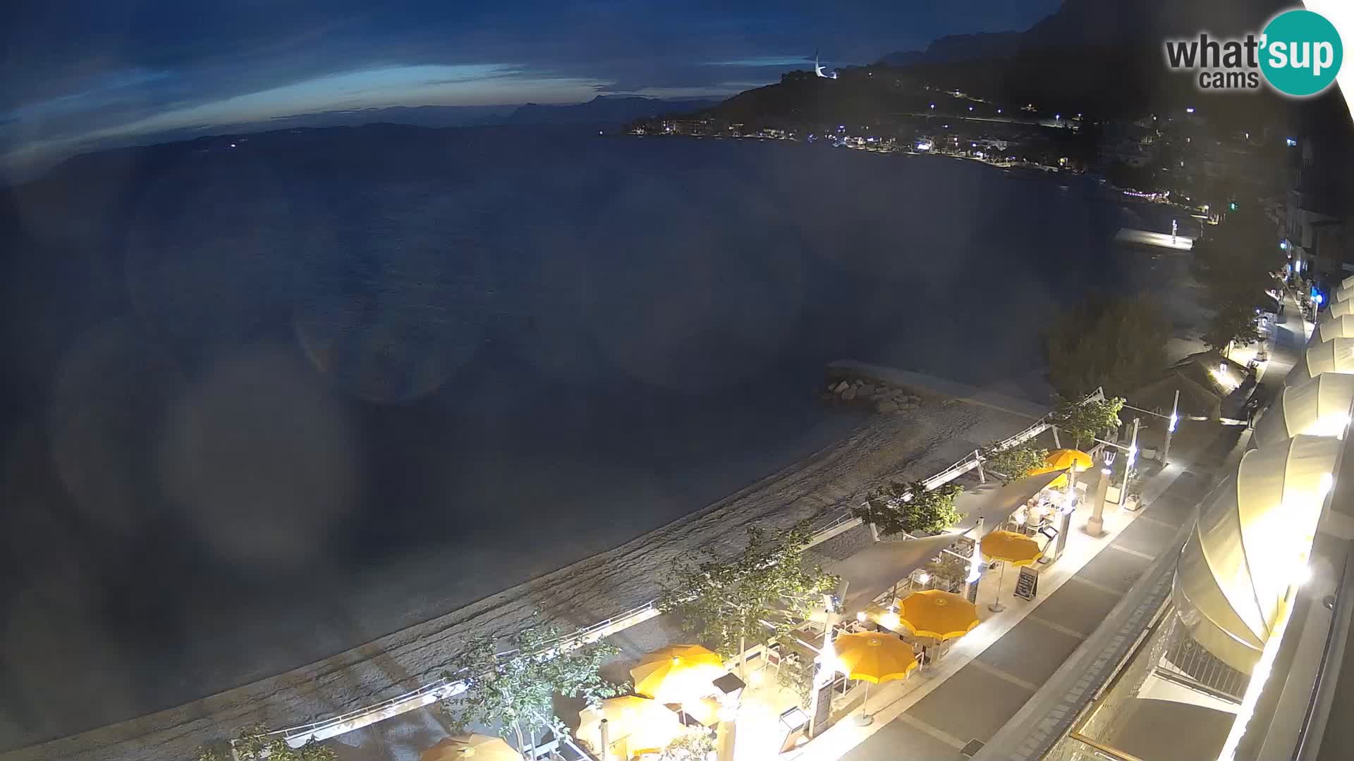 Panorama strand in Podgora