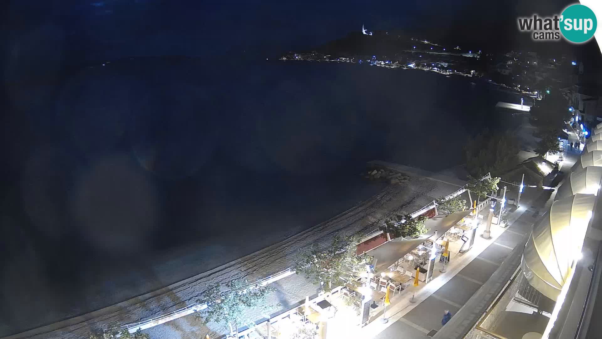 Podgora webcam – panorama beach – Dalmatia – Croatia