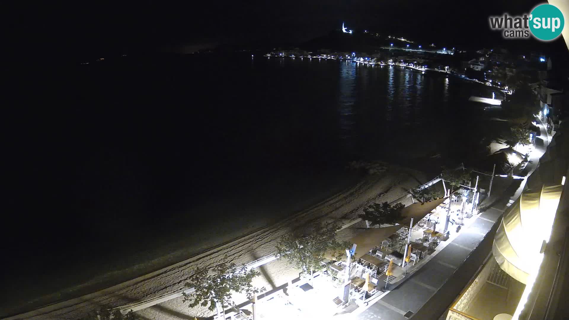 Pogled na plažu Podgori