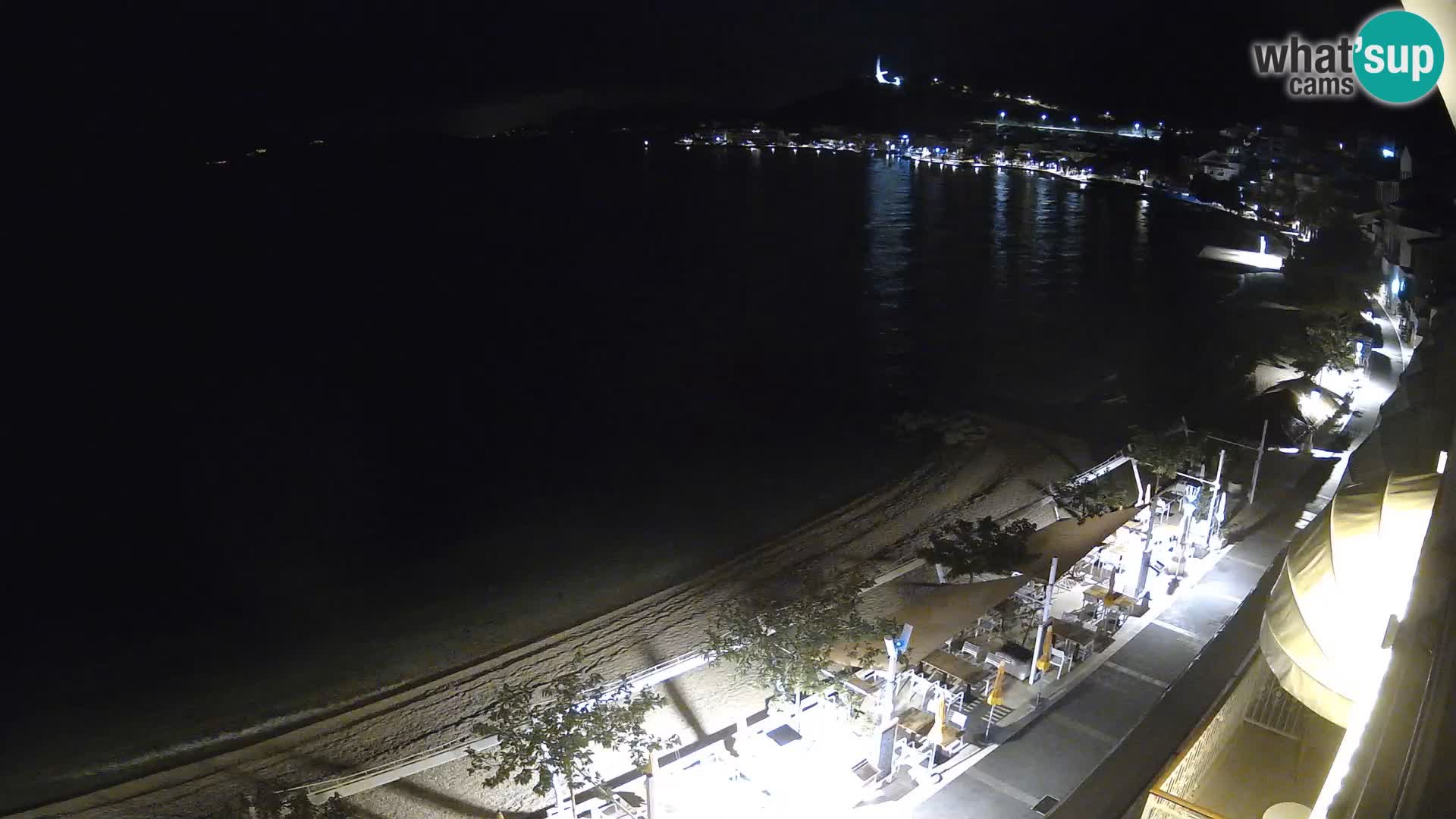 Panorama strand in Podgora
