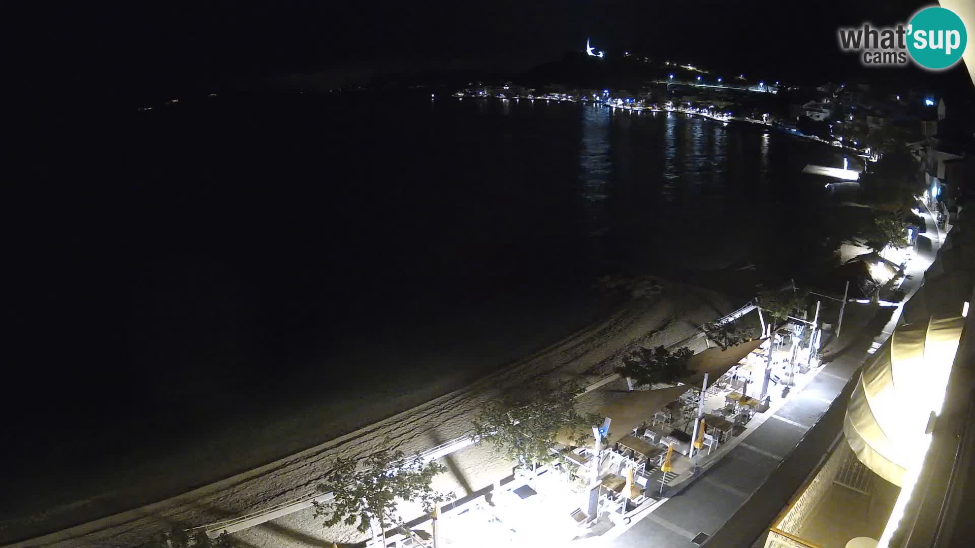 Podgora webcam – panorama beach – Dalmatia – Croatia