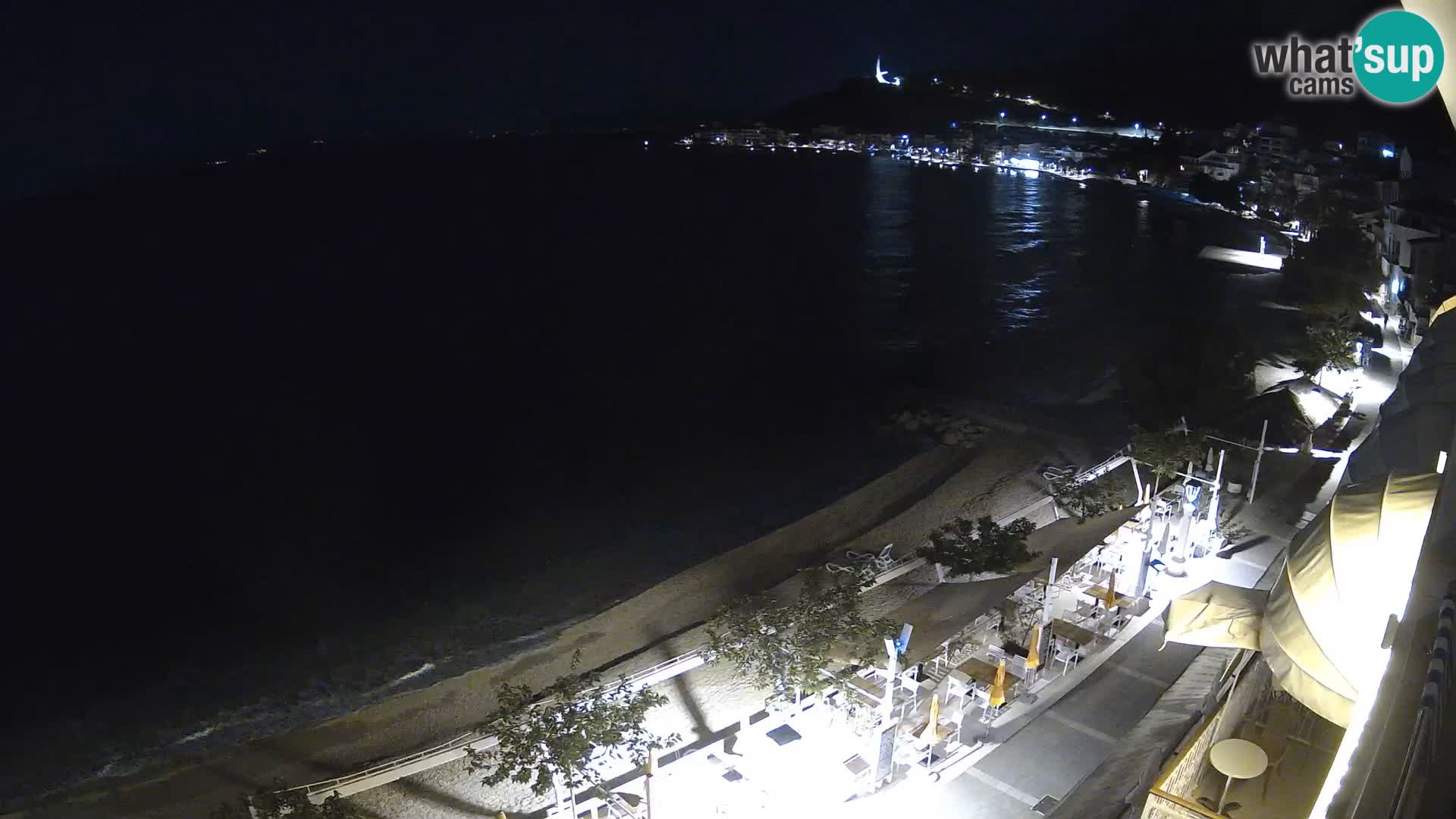 Razgled na plažo v Podgori