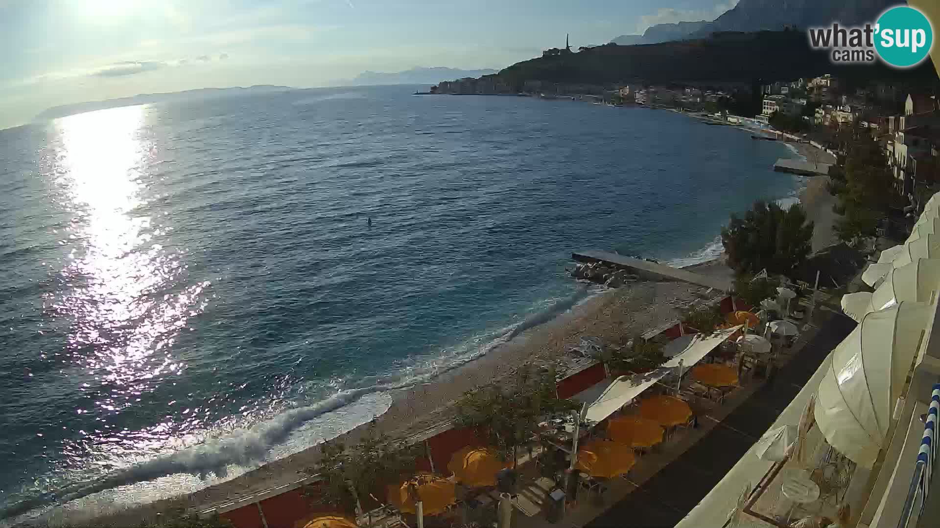 Panorama strand in Podgora