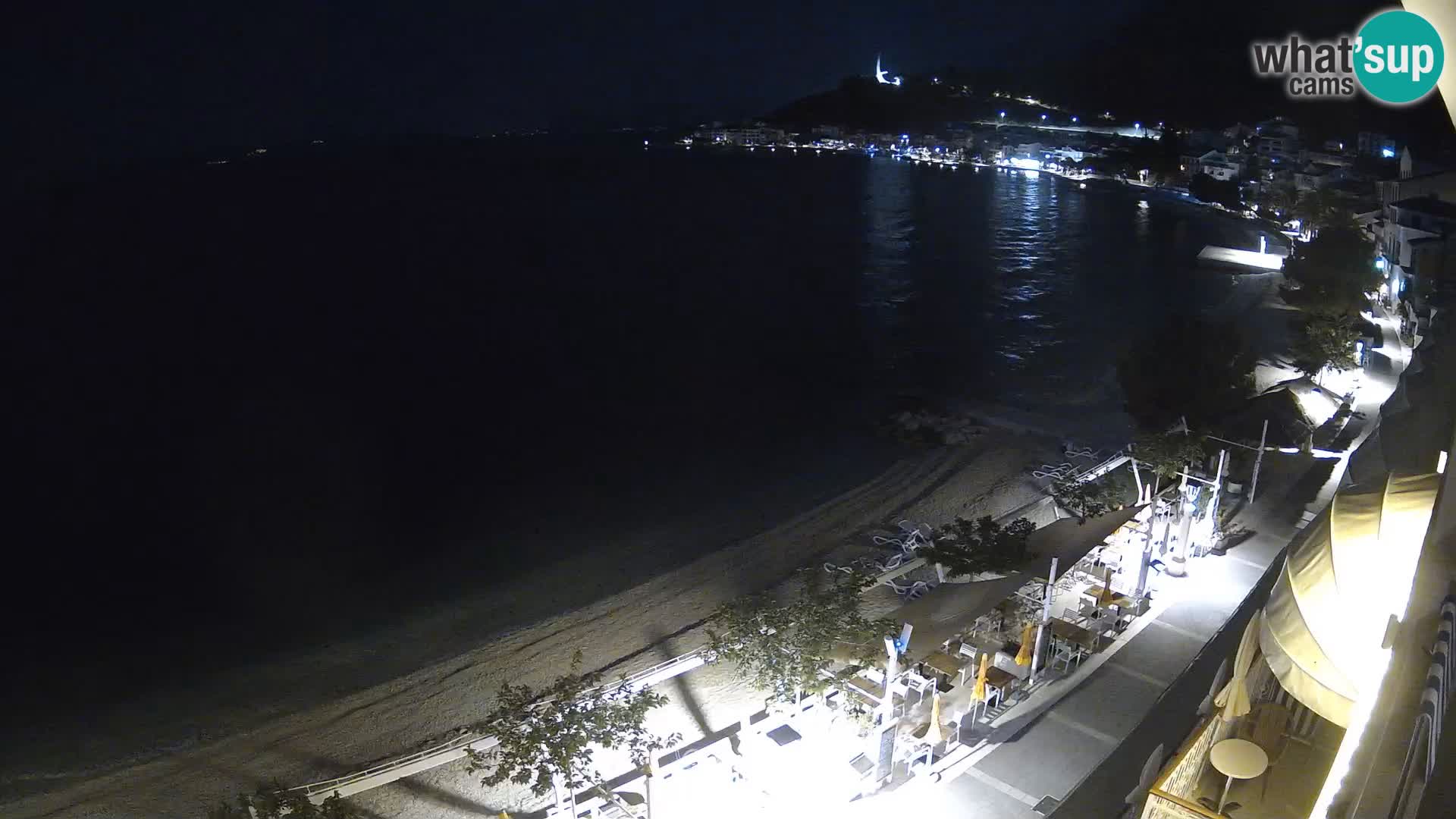 Razgled na plažo v Podgori