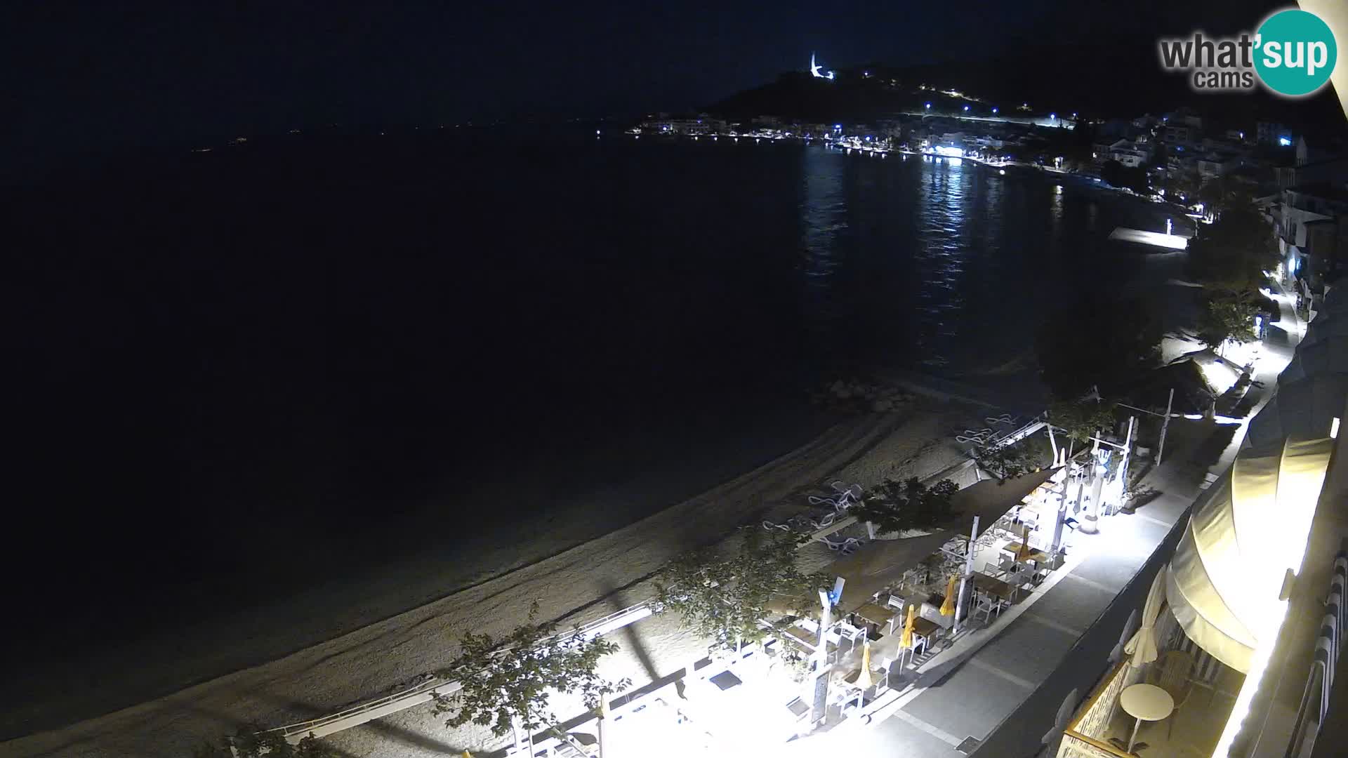 Vista de la playa in Podgora