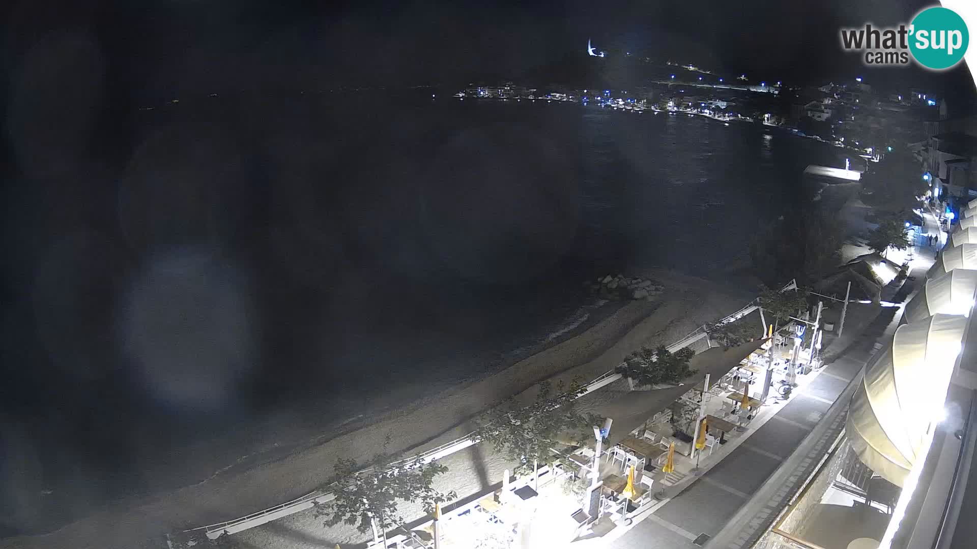 Podgora webcam – panorama beach – Dalmatia – Croatia