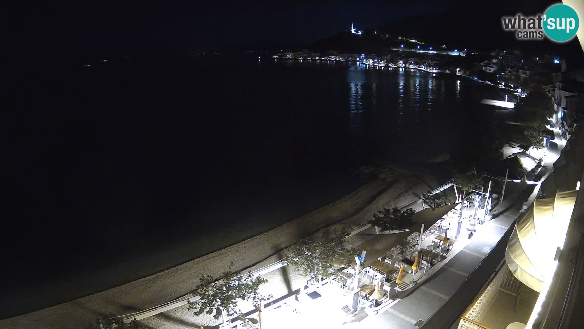 Podgora webcam – panorama beach – Dalmatia – Croatia