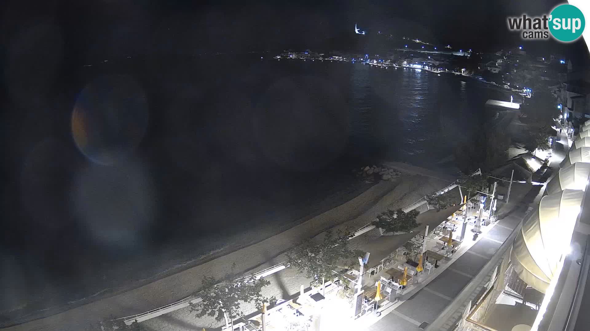 Podgora webcam – panorama beach – Dalmatia – Croatia