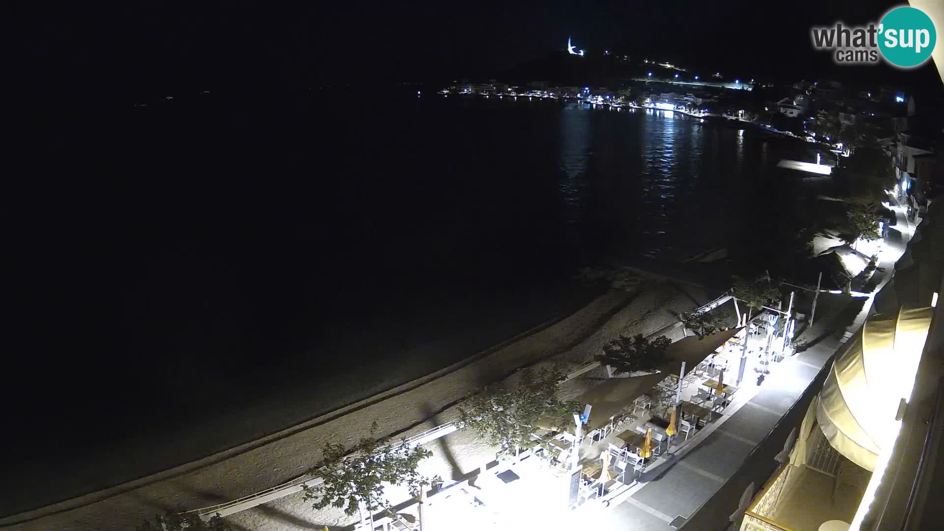 Podgora webcam – panorama beach – Dalmatia – Croatia