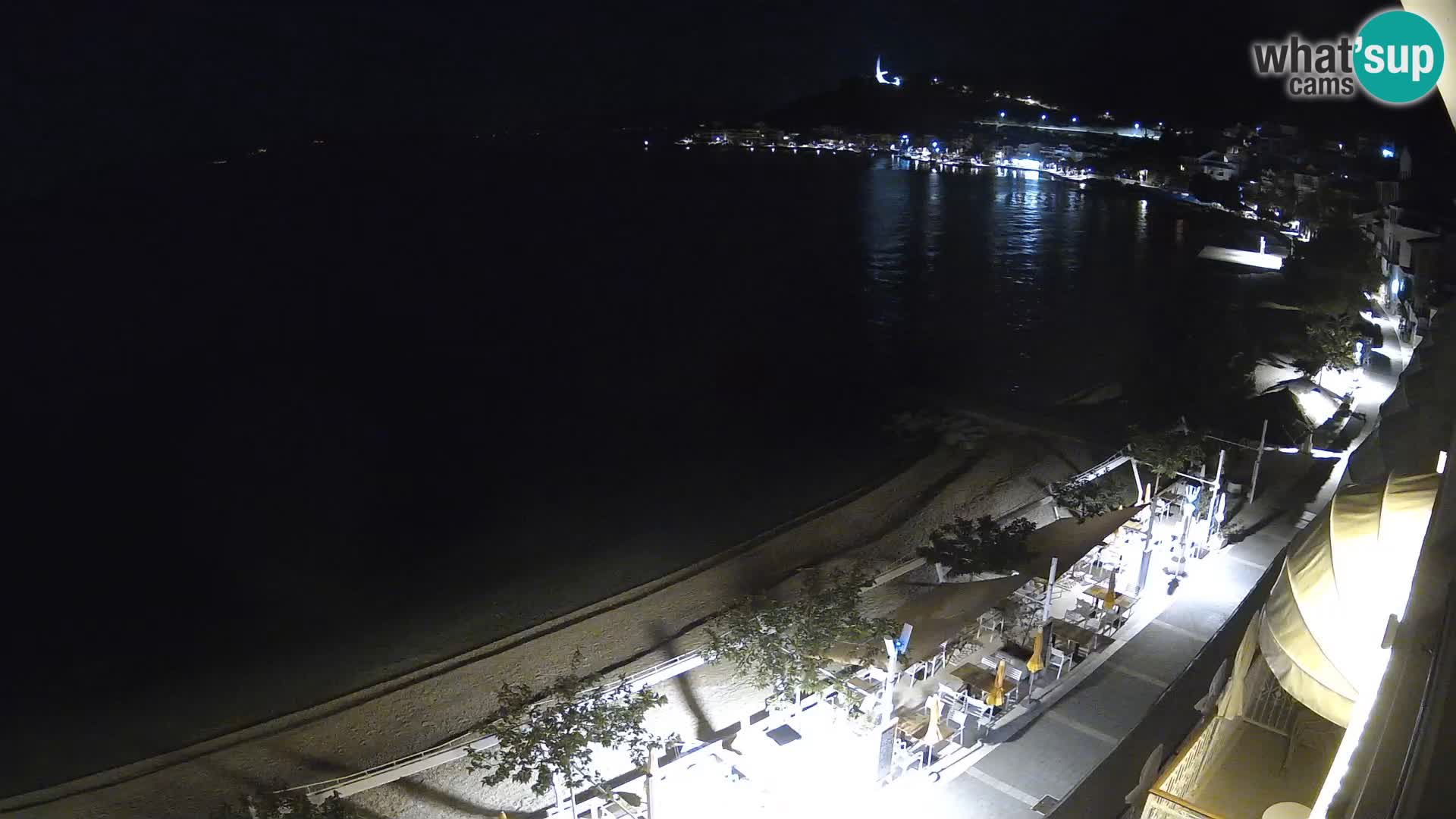 Razgled na plažo v Podgori