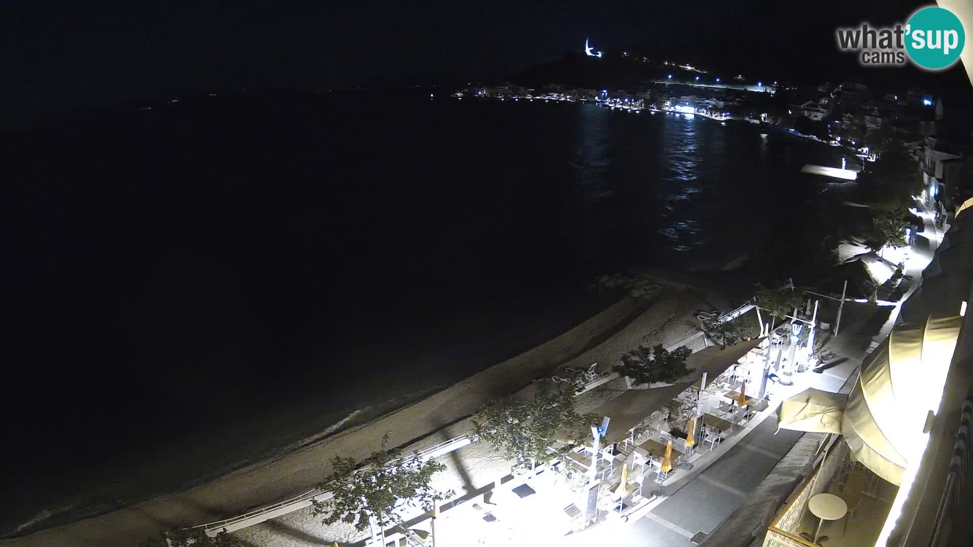 Razgled na plažo v Podgori