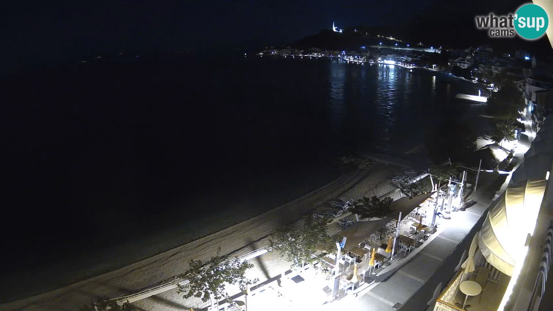 Pogled na plažu Podgori