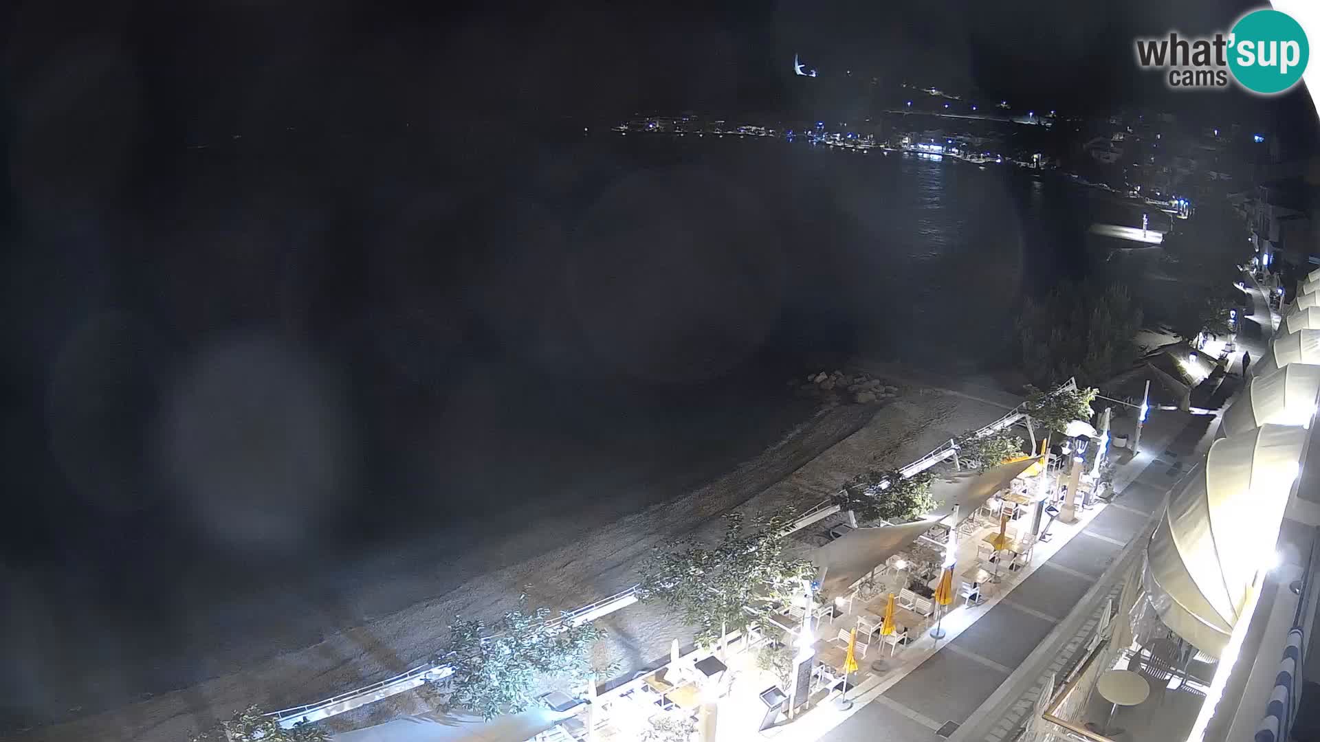 Razgled na plažo v Podgori