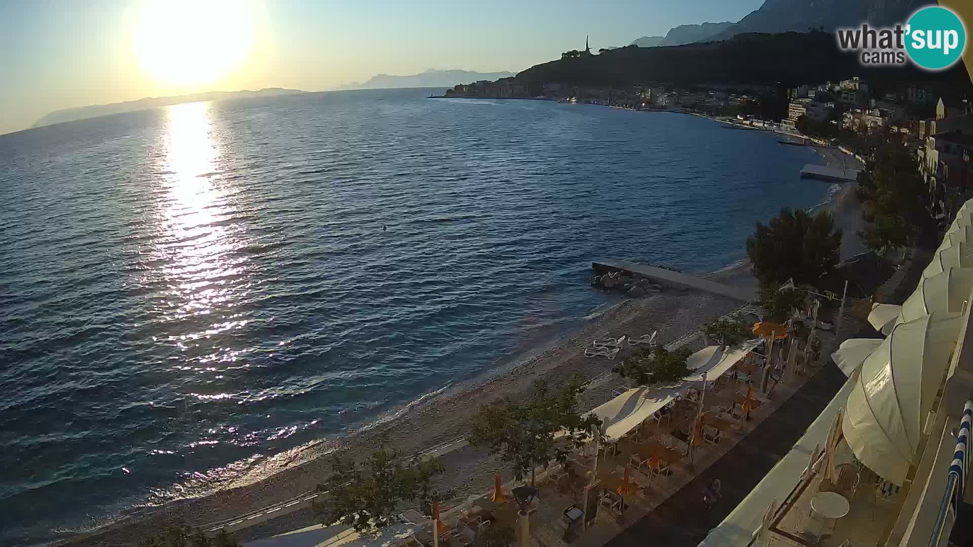 Pogled na plažu Podgori