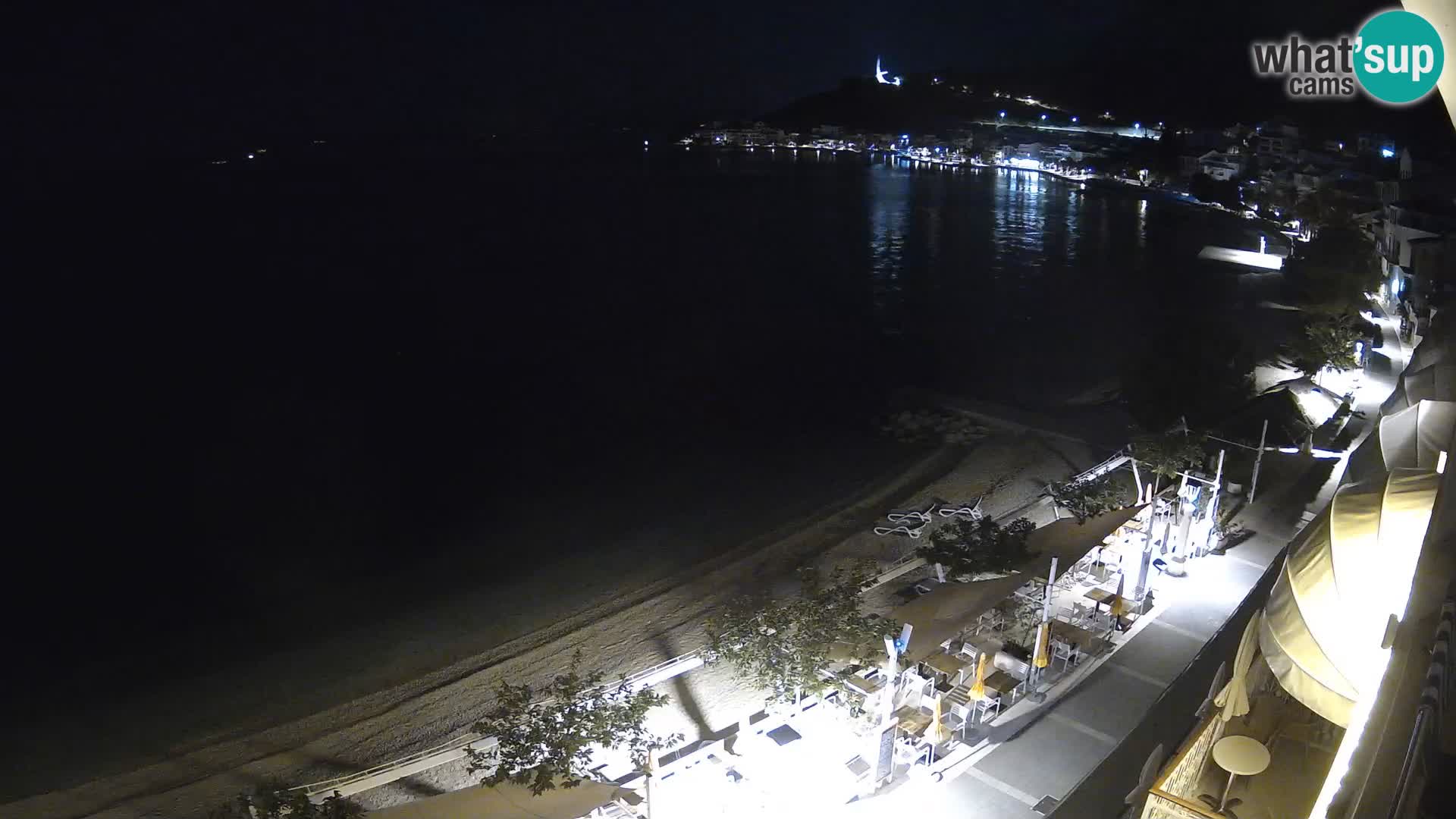 Pogled na plažu Podgori