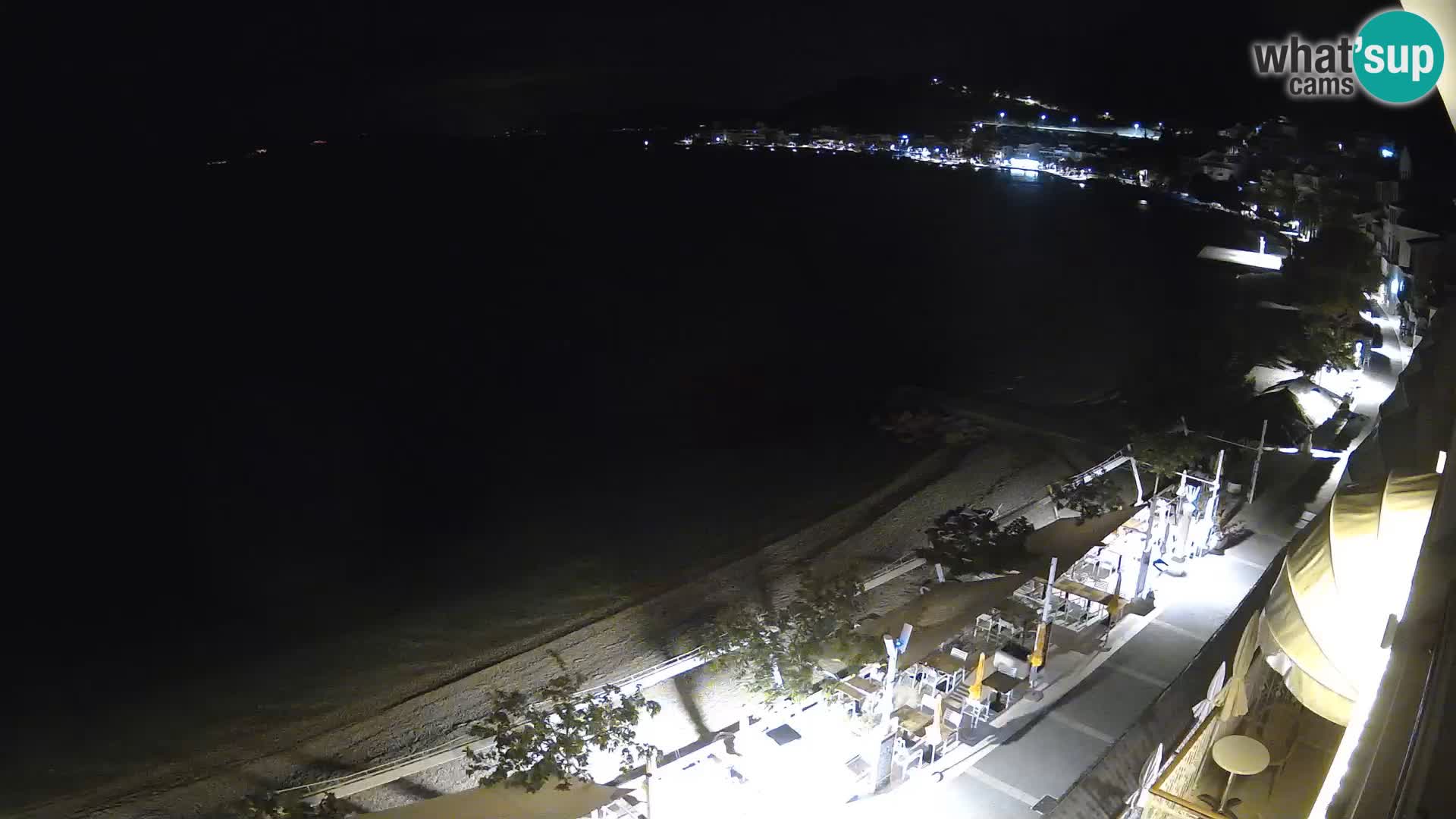 Podgora webcam – panorama beach – Dalmatia – Croatia
