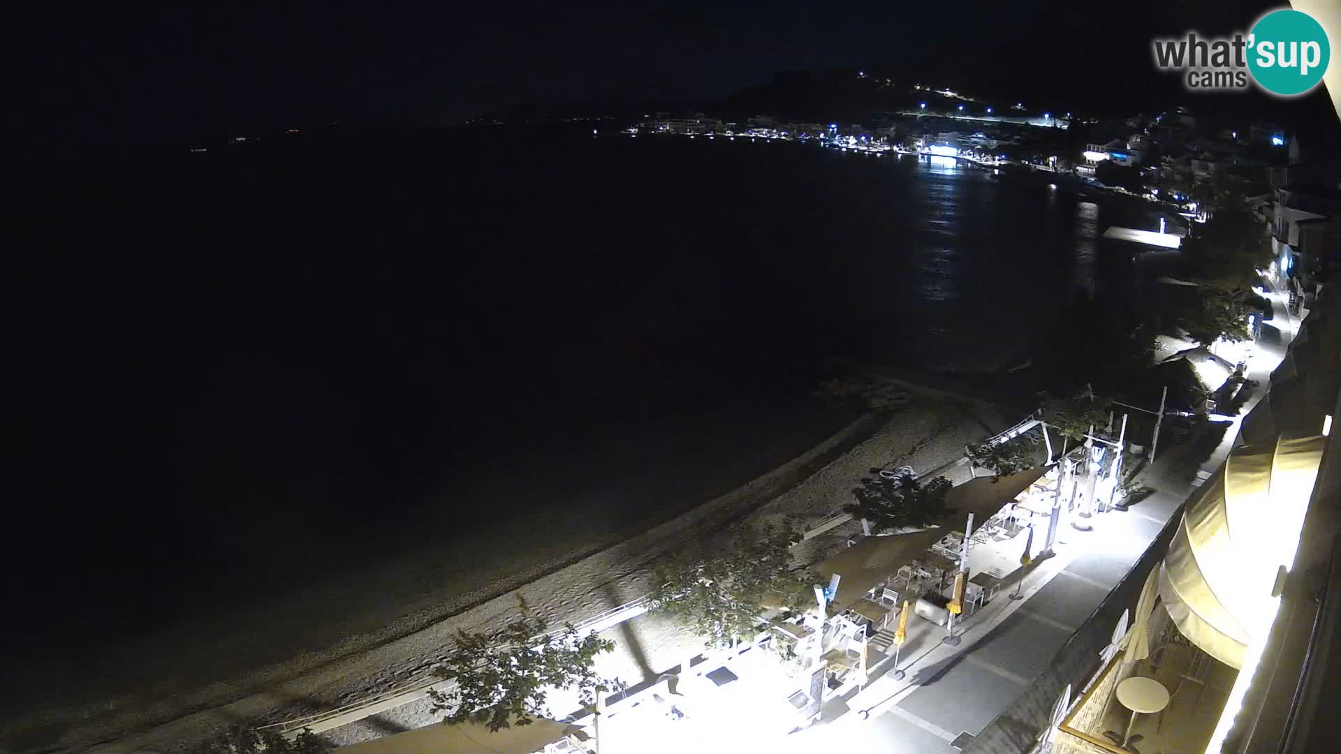 Panorama strand in Podgora