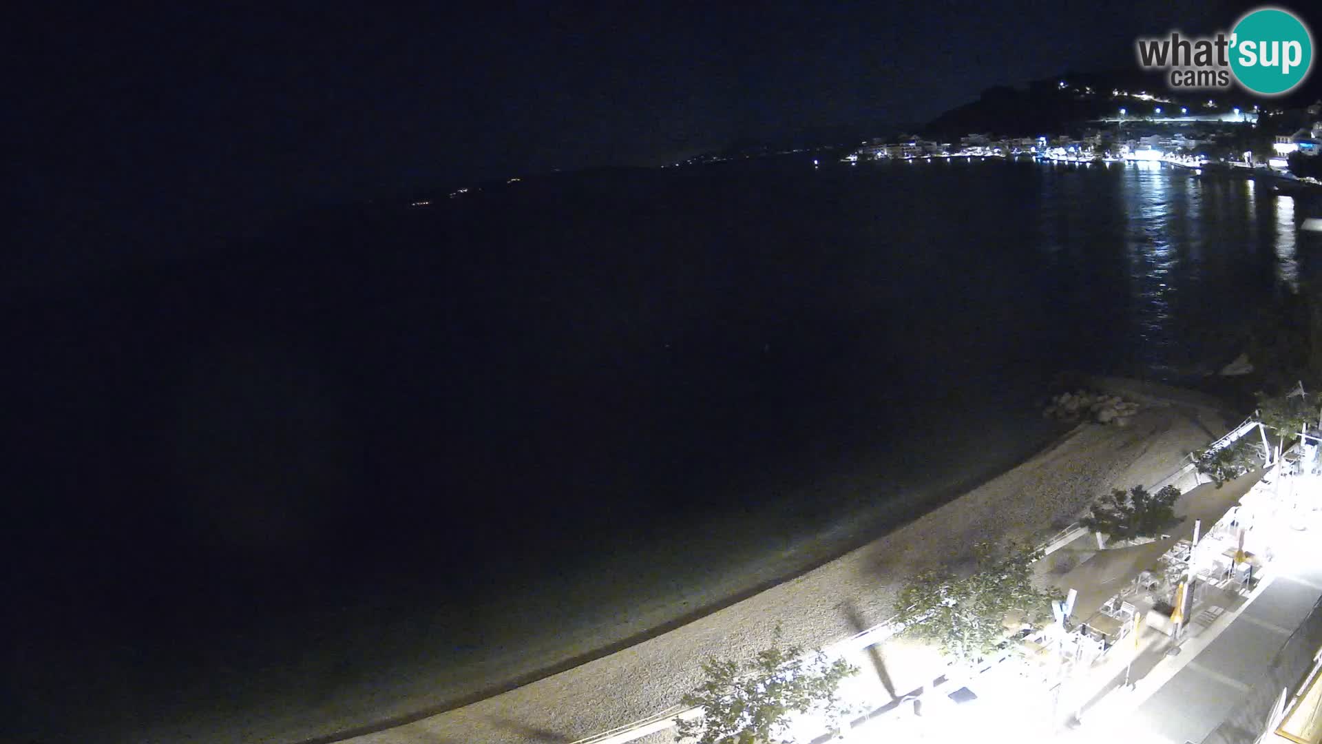 Pogled na plažu Podgori