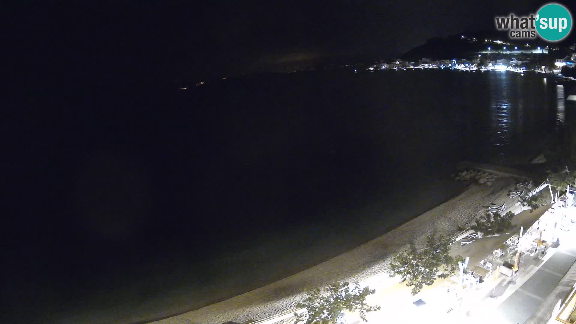 Panorama strand in Podgora
