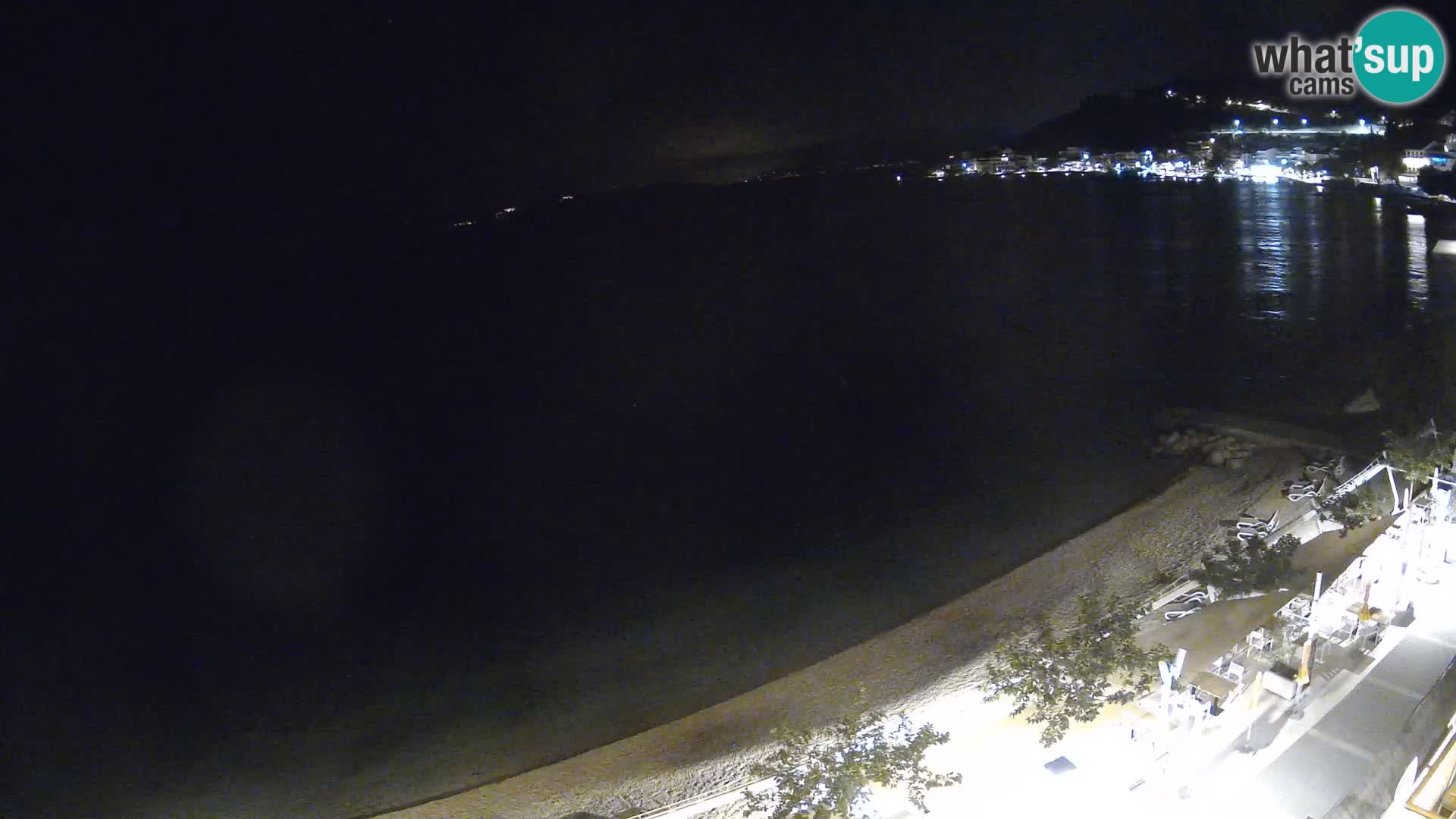 Podgora webcam – panorama beach – Dalmatia – Croatia