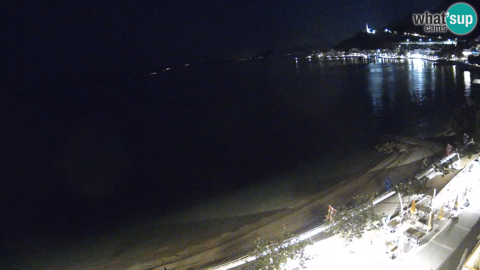 Panorama strand in Podgora