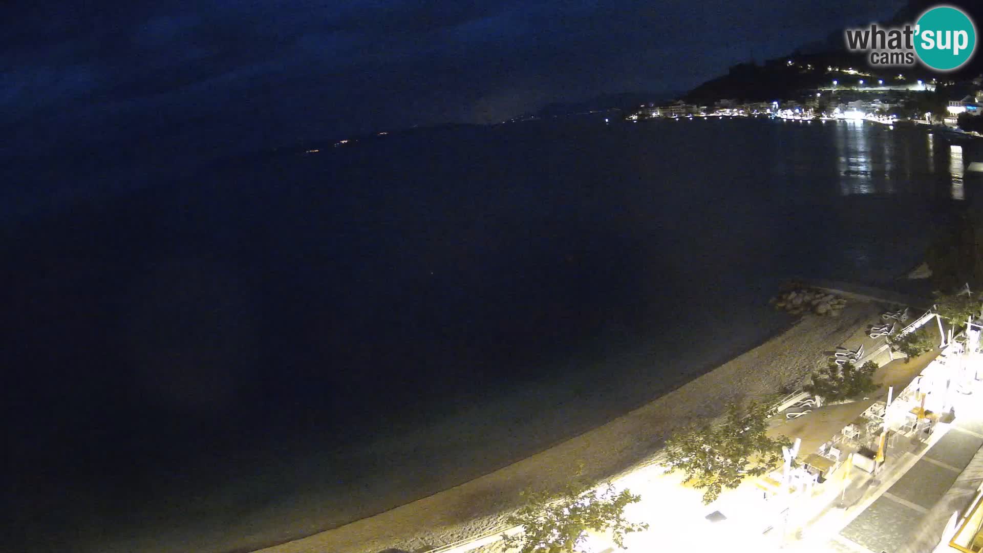 Podgora webcam – panorama beach – Dalmatia – Croatia