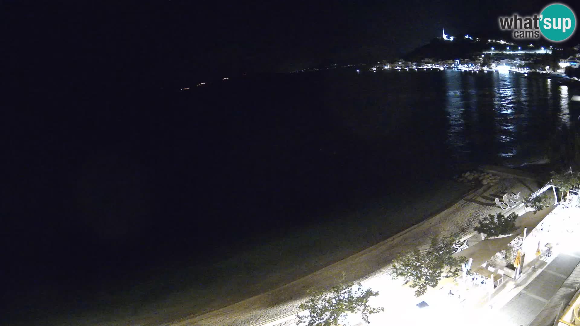 Podgora webcam – panorama beach – Dalmatia – Croatia