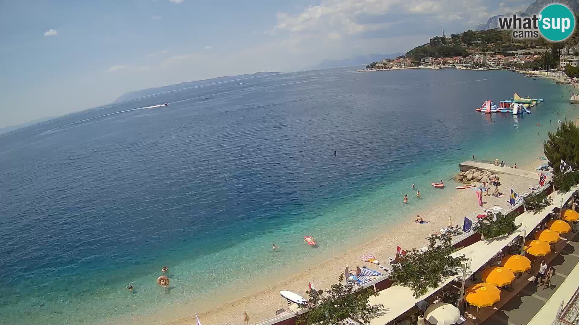 Pogled na plažu Podgori