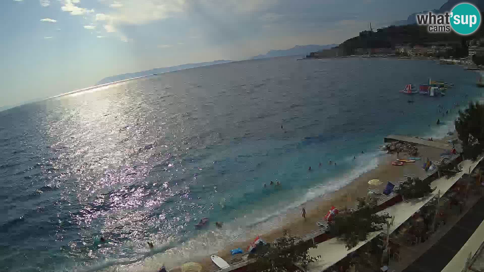 Pogled na plažu Podgori