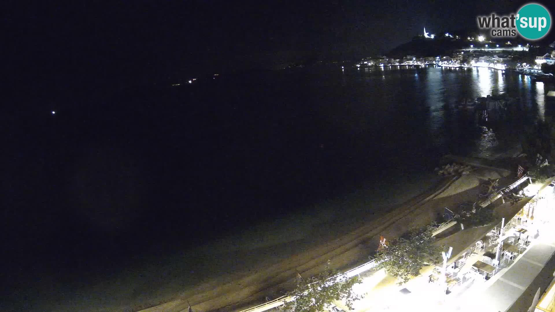 Podgora webcam – panorama beach – Dalmatia – Croatia