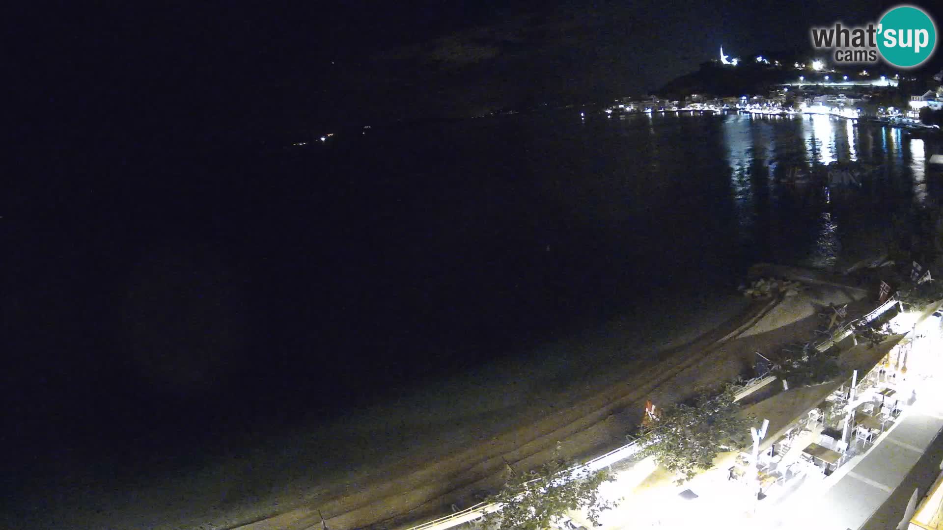 Panorama strand in Podgora
