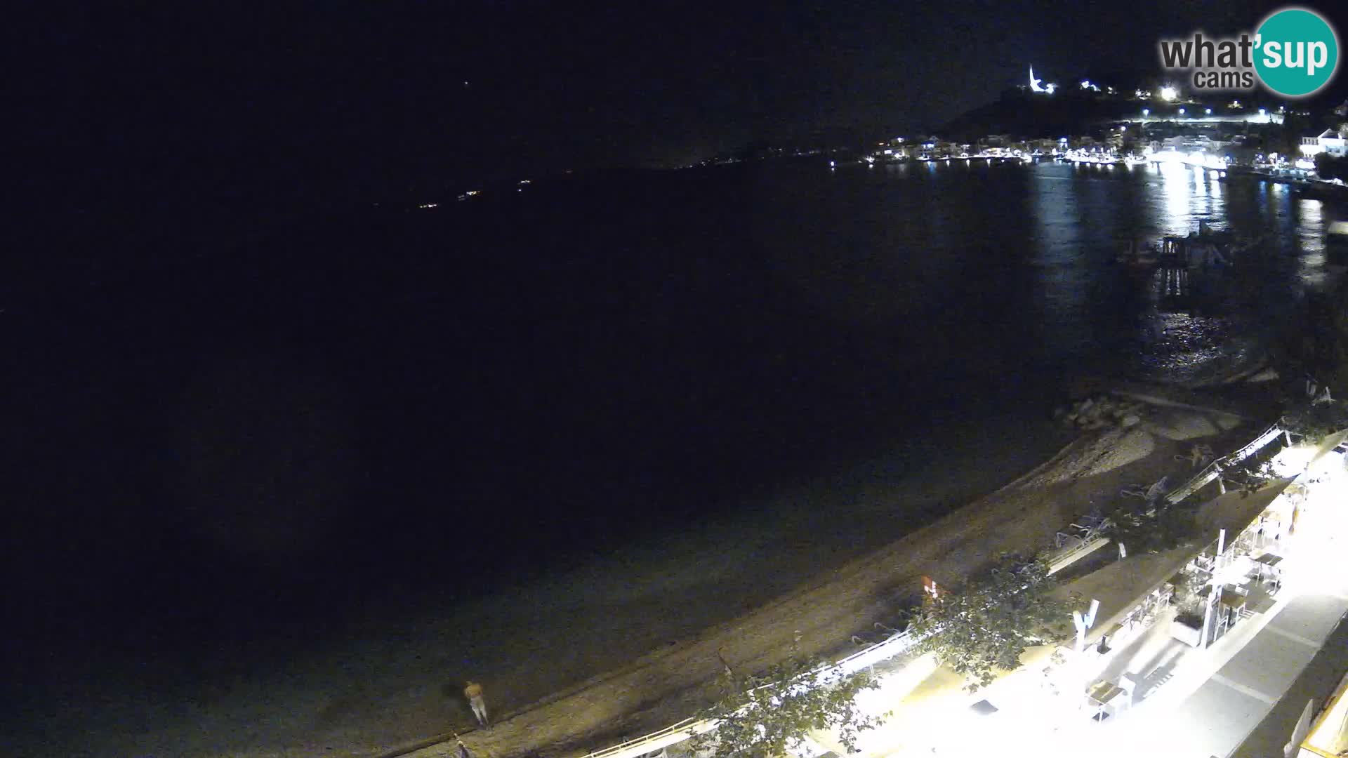 Podgora webcam – panorama beach – Dalmatia – Croatia