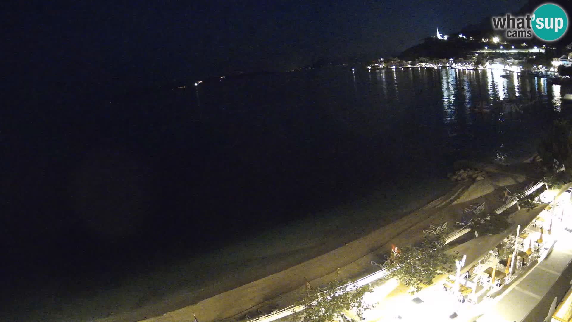 Razgled na plažo v Podgori