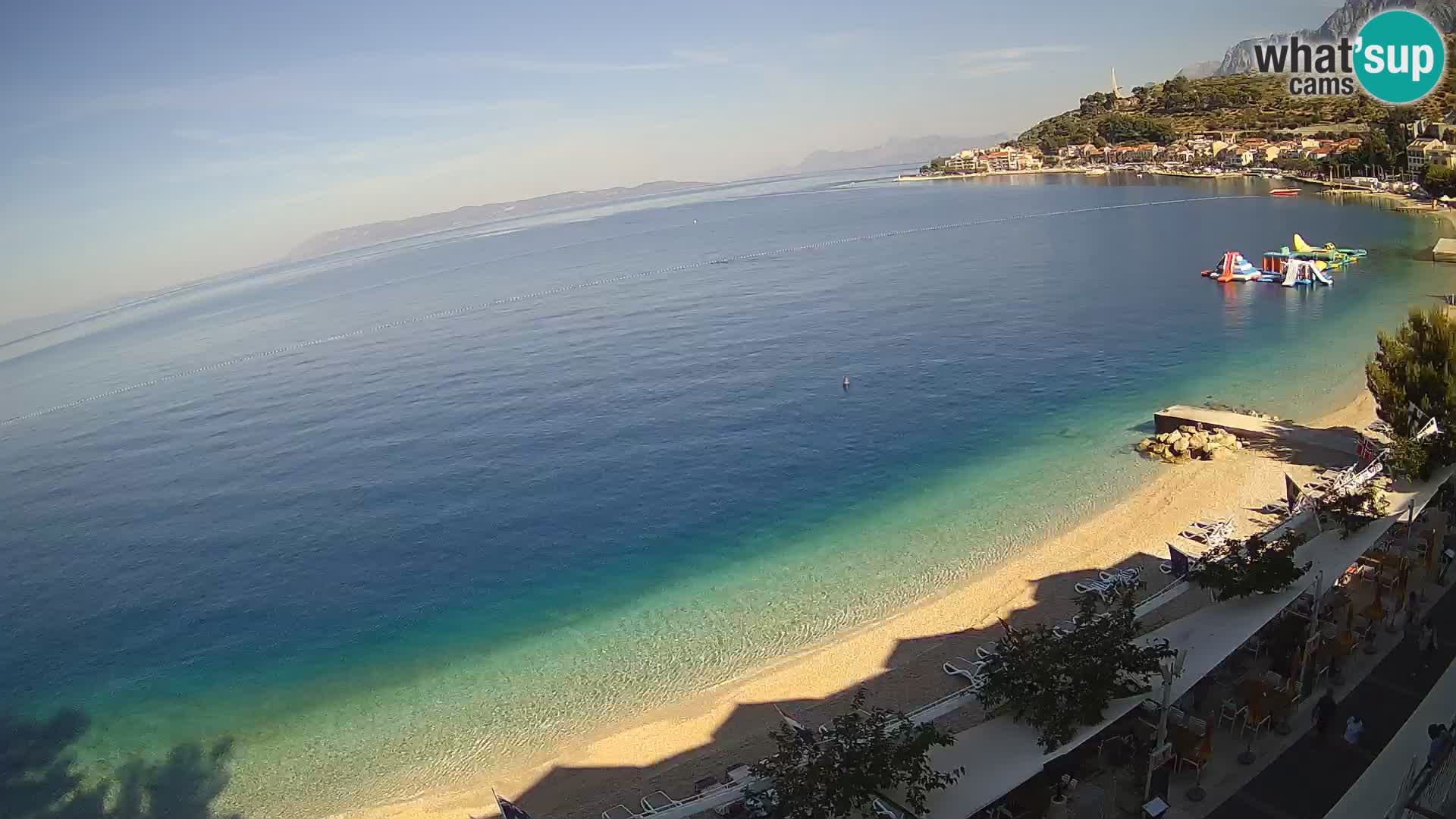 Vista de la playa in Podgora