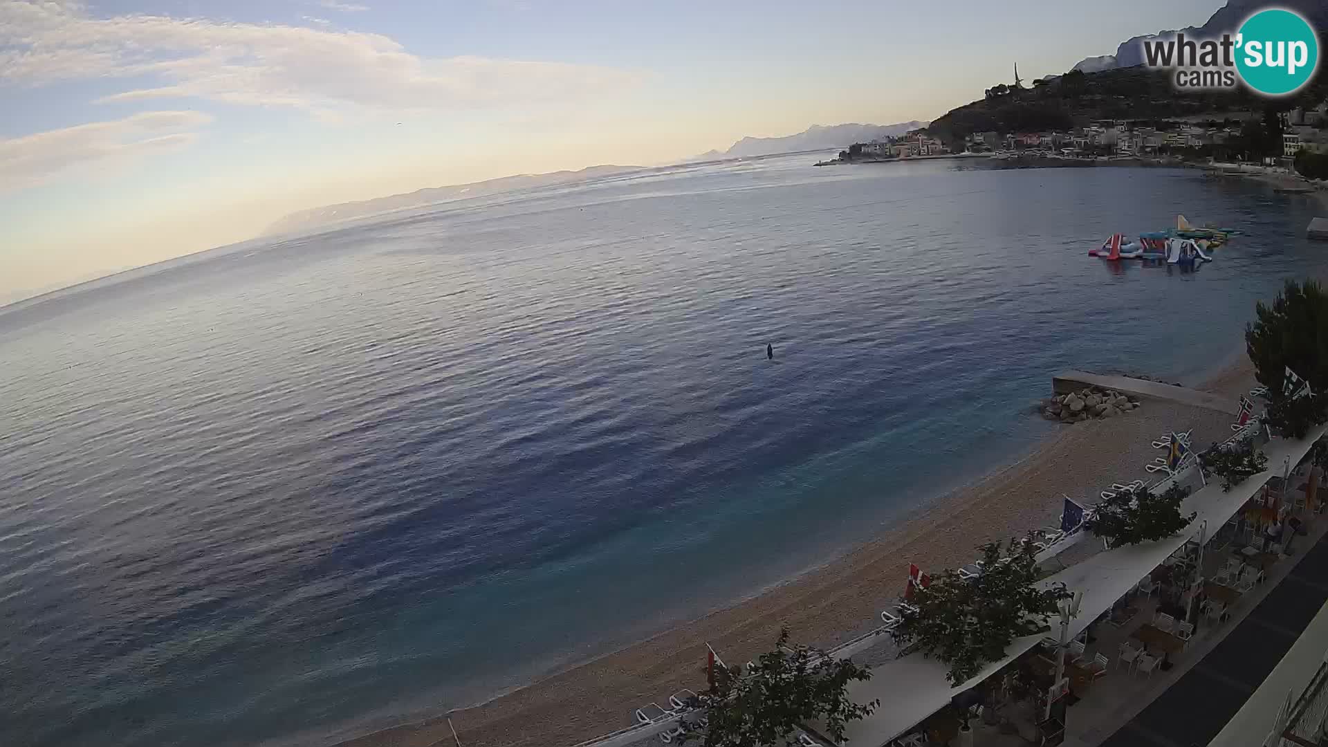 Podgora webcam – panorama beach – Dalmatia – Croatia