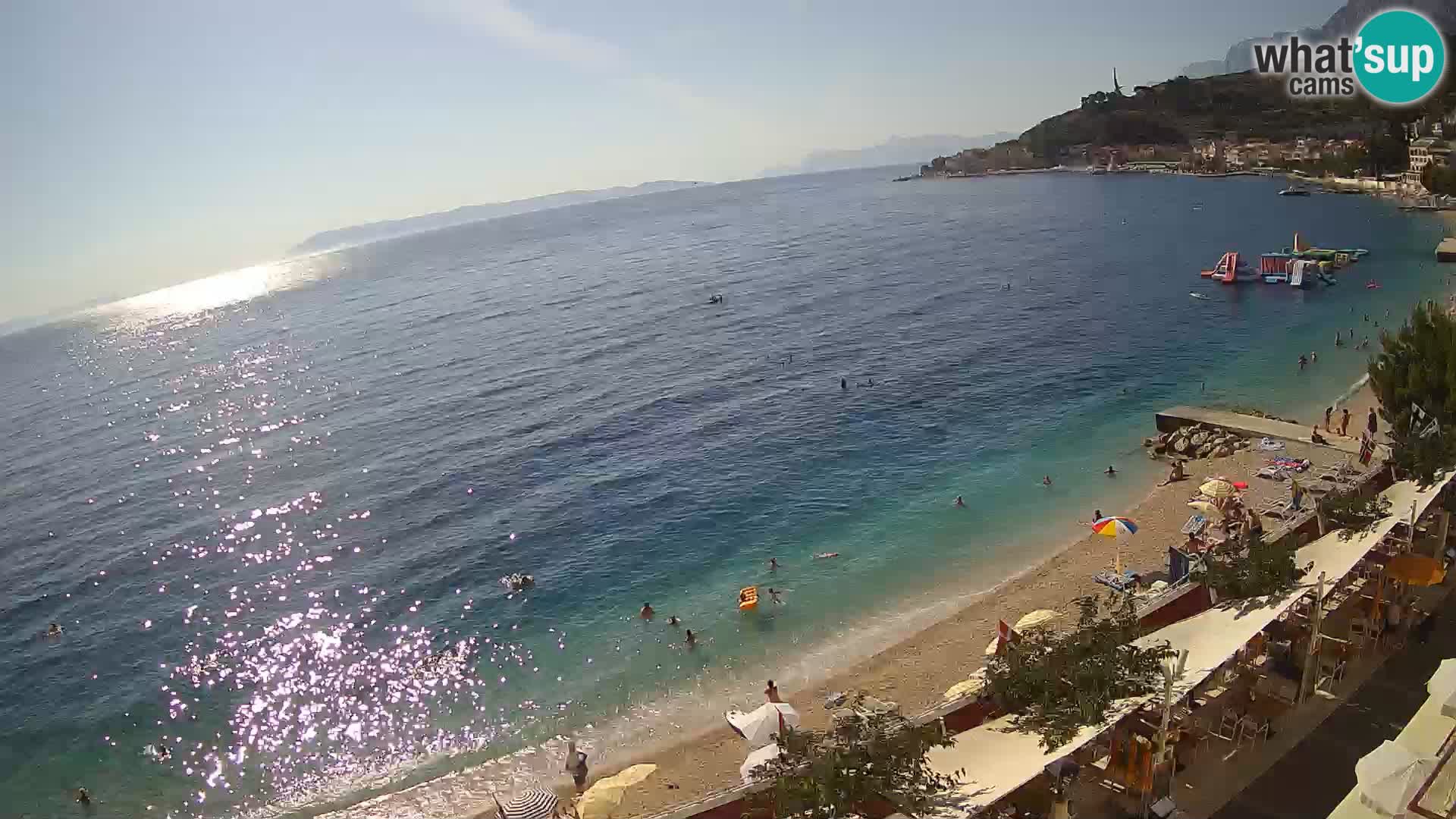 Podgora webcam – panorama beach – Dalmatia – Croatia