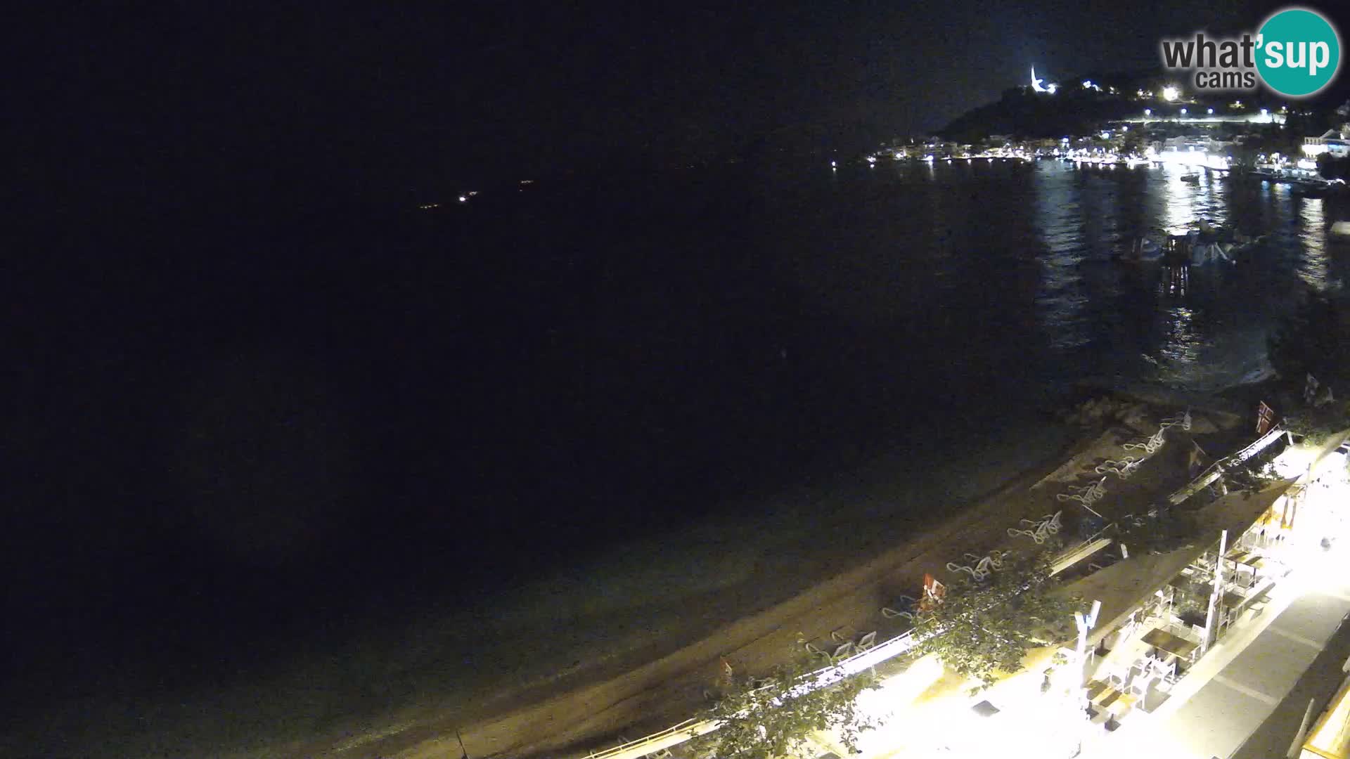 Razgled na plažo v Podgori