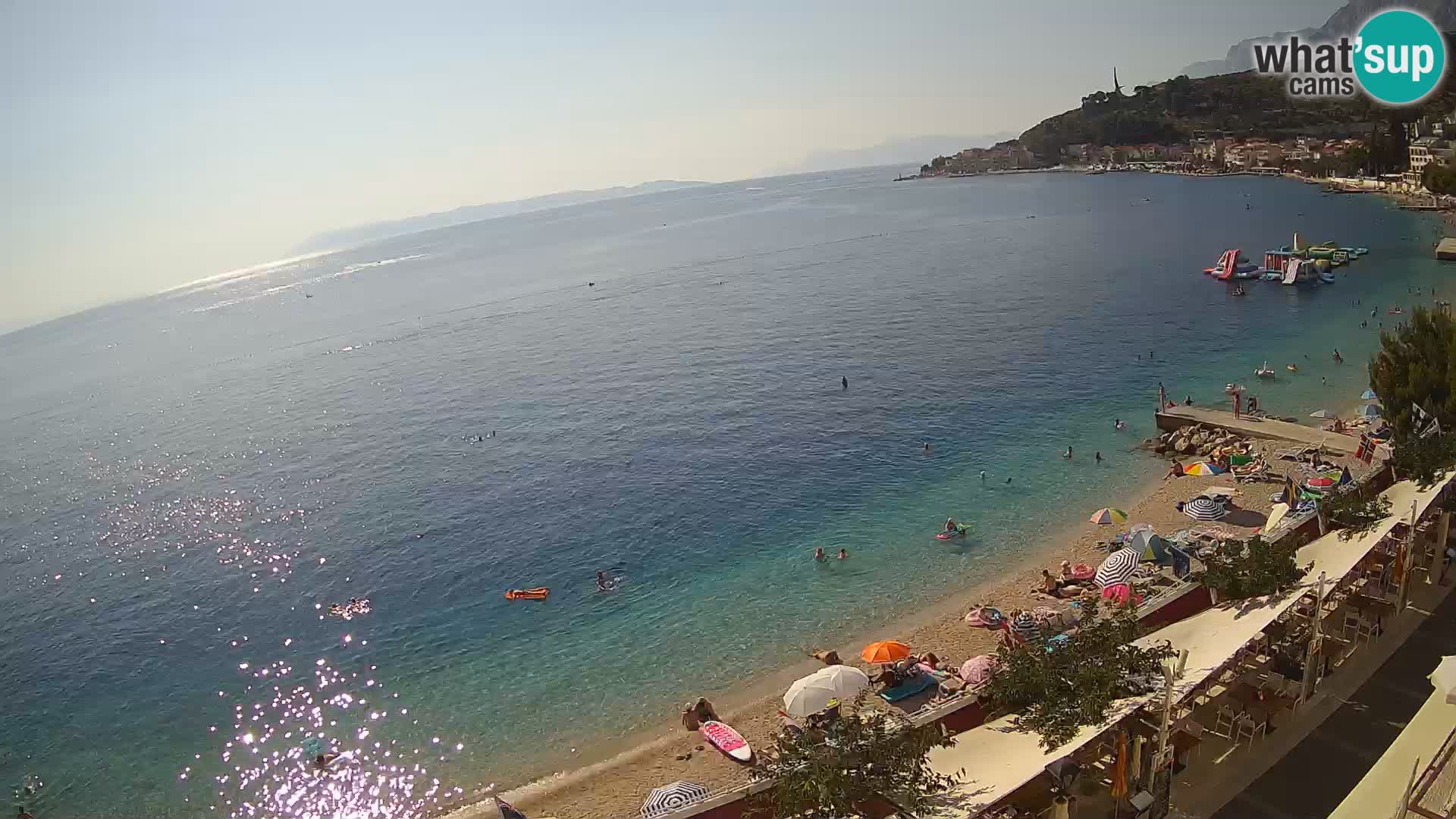 Podgora webcam – panorama beach – Dalmatia – Croatia