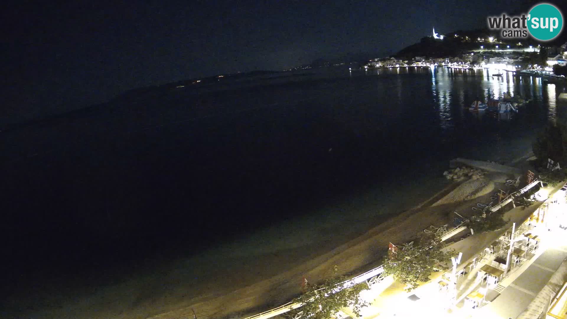 Razgled na plažo v Podgori