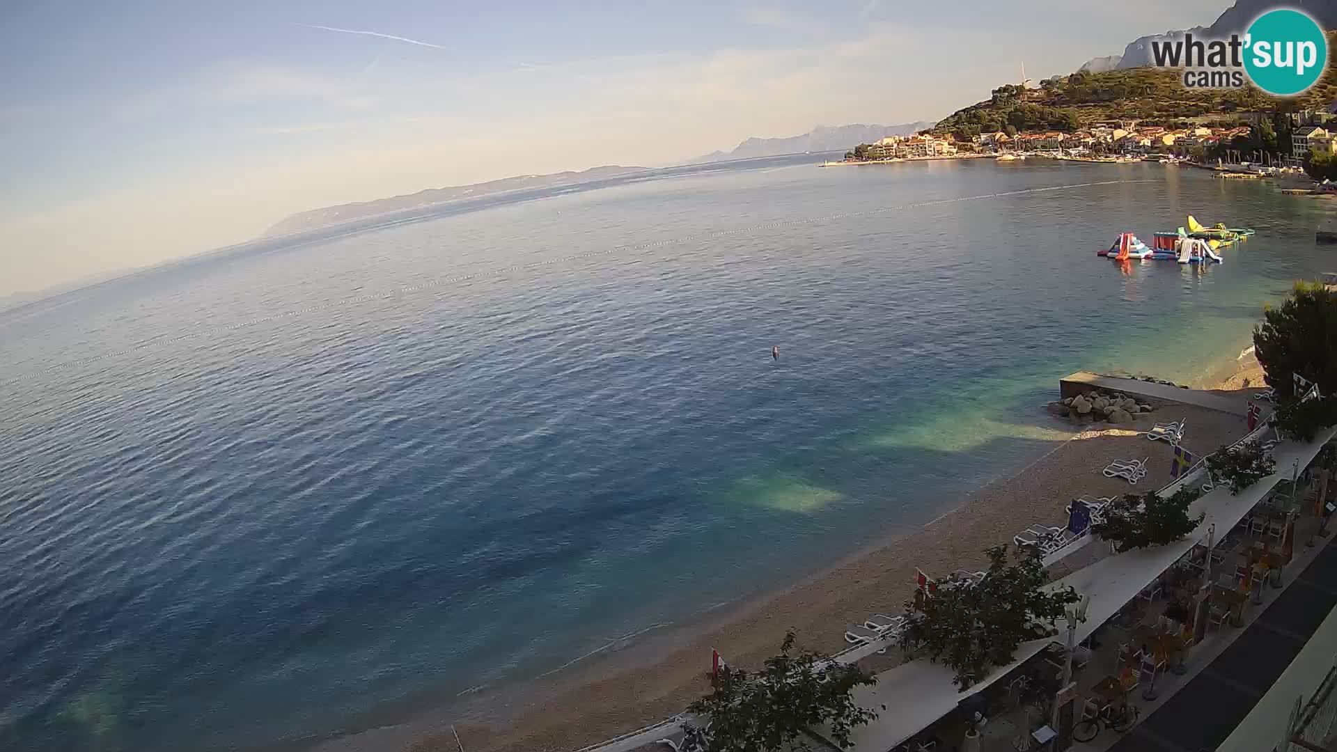 Podgora webcam – panorama beach – Dalmatia – Croatia