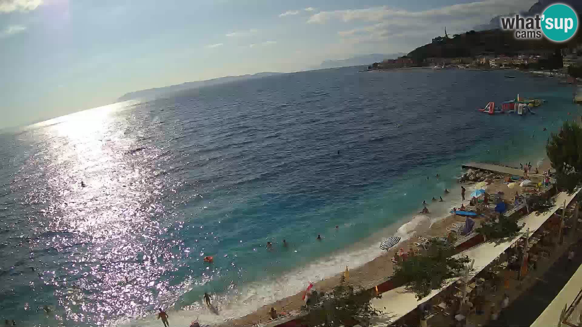 Pogled na plažu Podgori