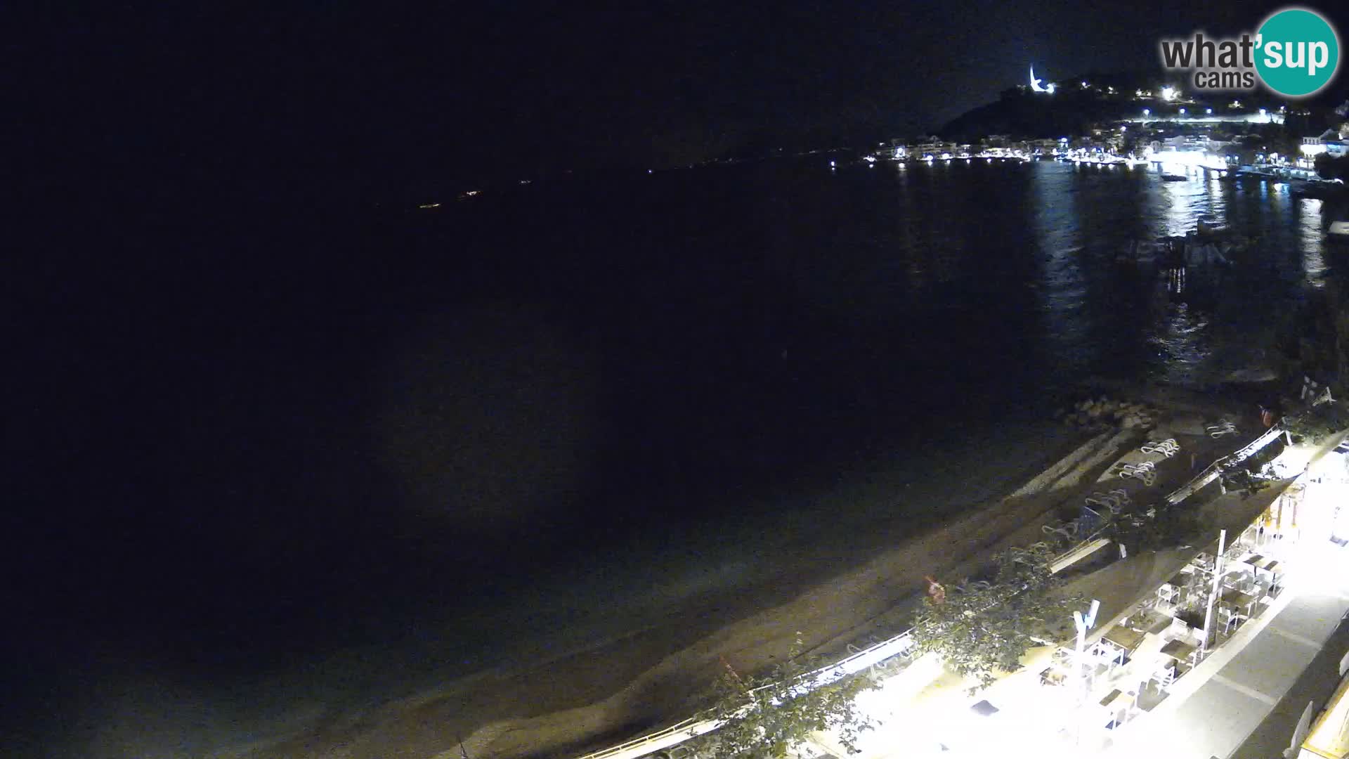 Podgora webcam – panorama beach – Dalmatia – Croatia