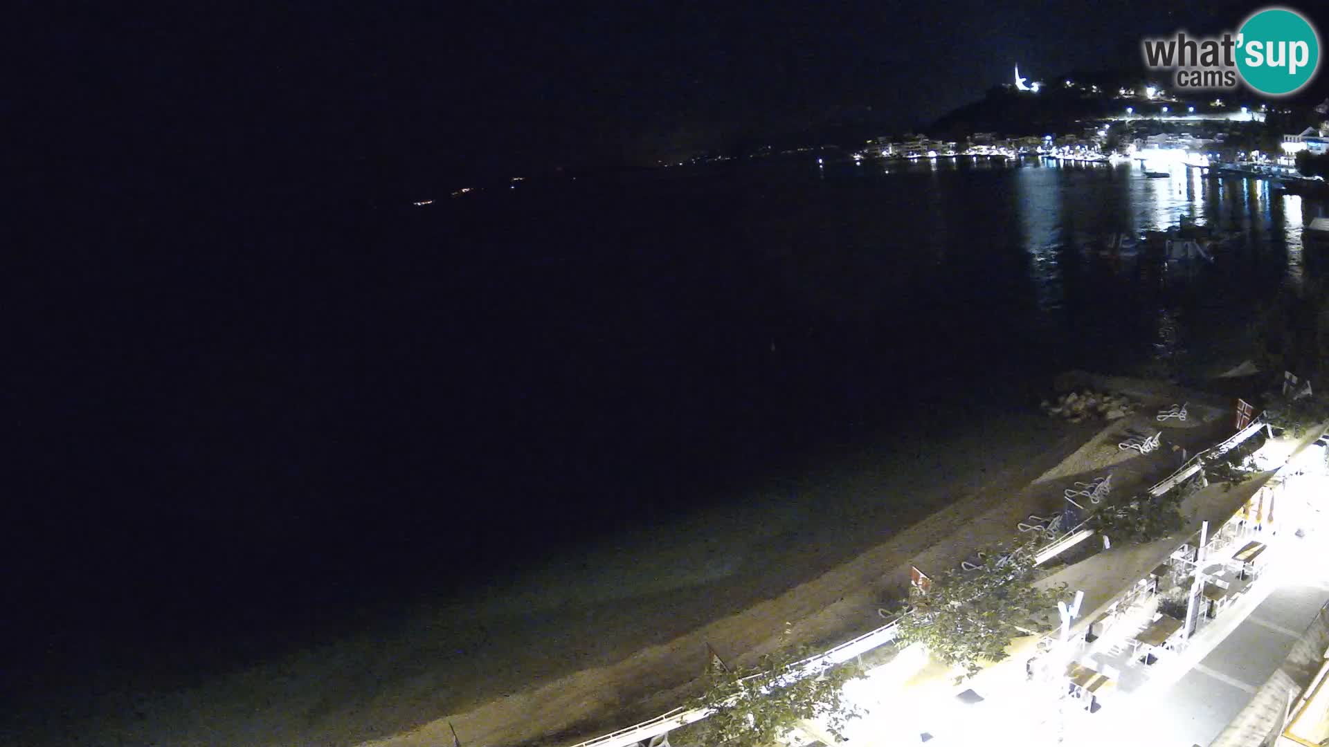 Podgora webcam – panorama beach – Dalmatia – Croatia