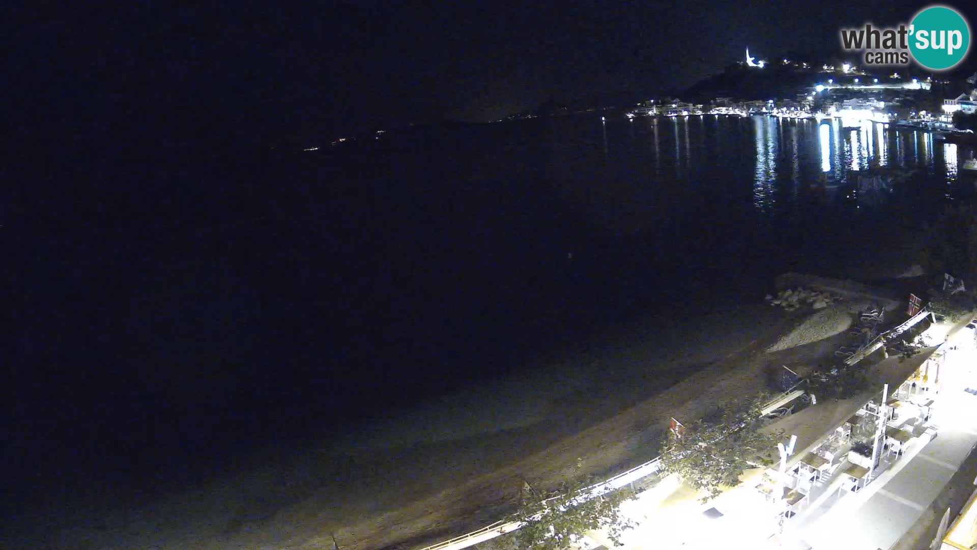 Panorama strand in Podgora