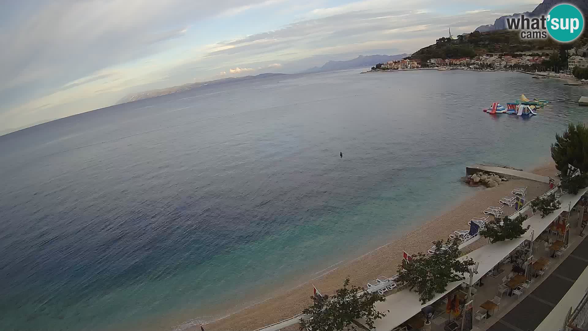 Podgora webcam – panorama beach – Dalmatia – Croatia
