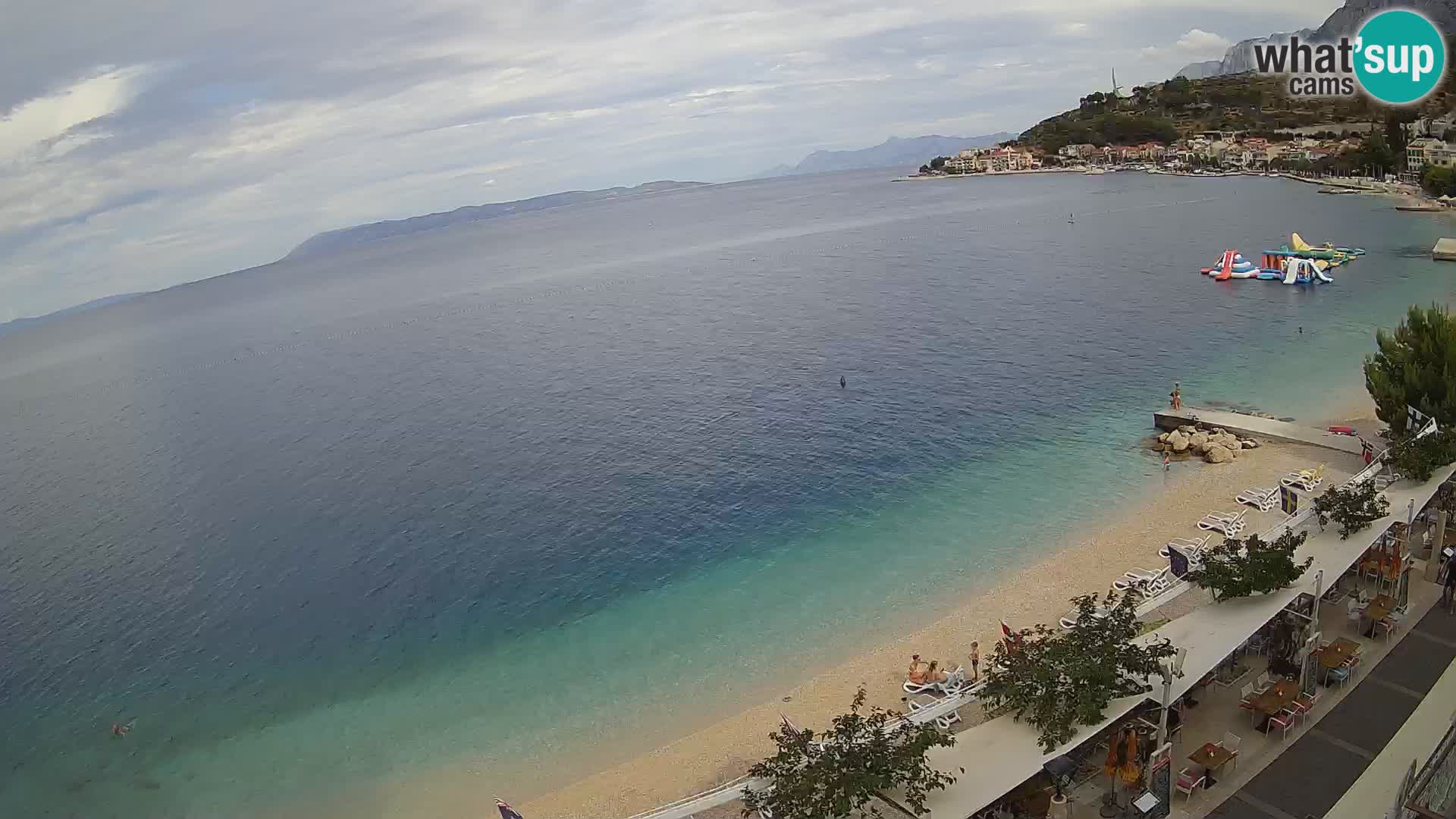 Podgora webcam – panorama beach – Dalmatia – Croatia