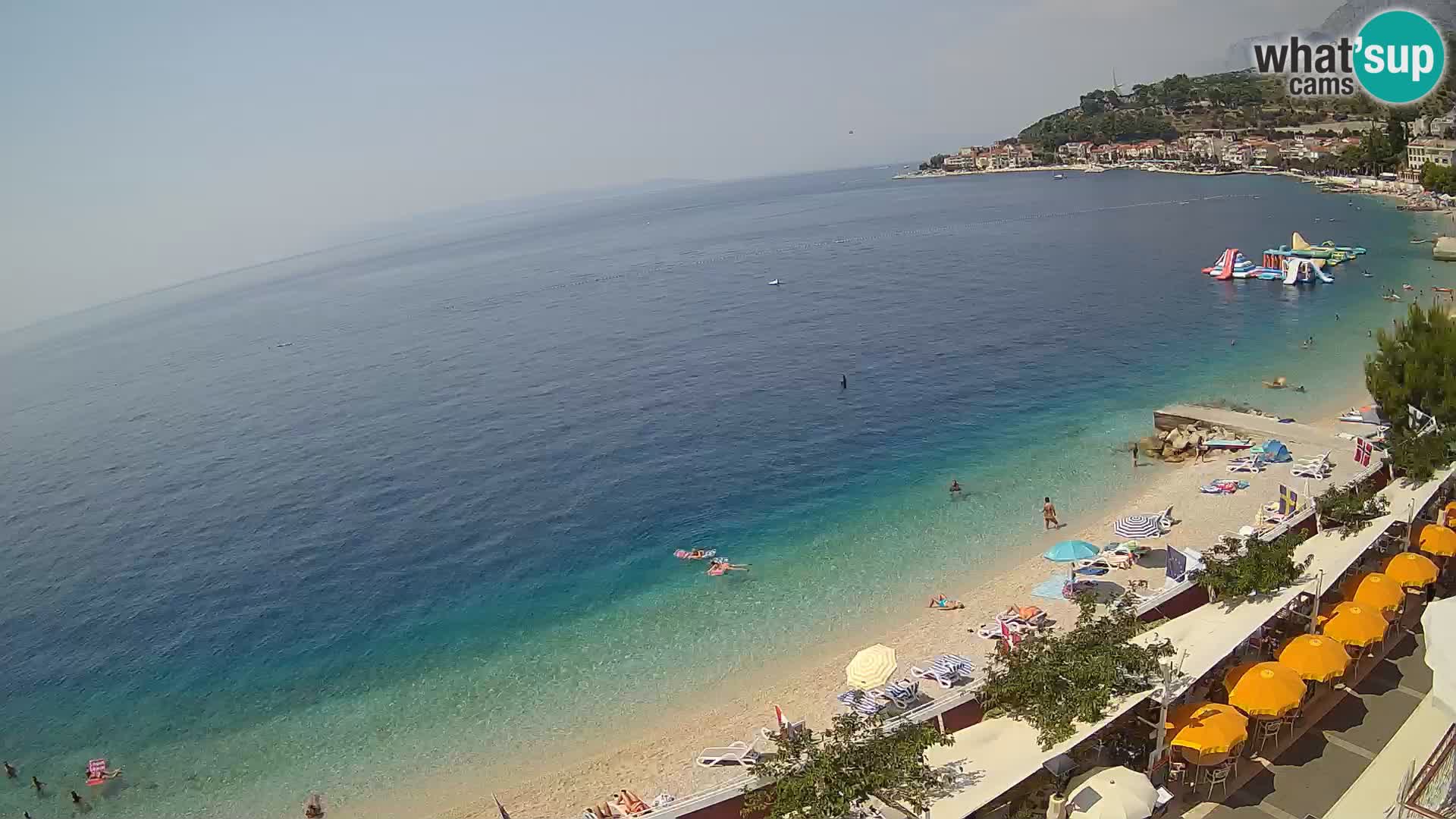 Podgora webcam – panorama beach – Dalmatia – Croatia