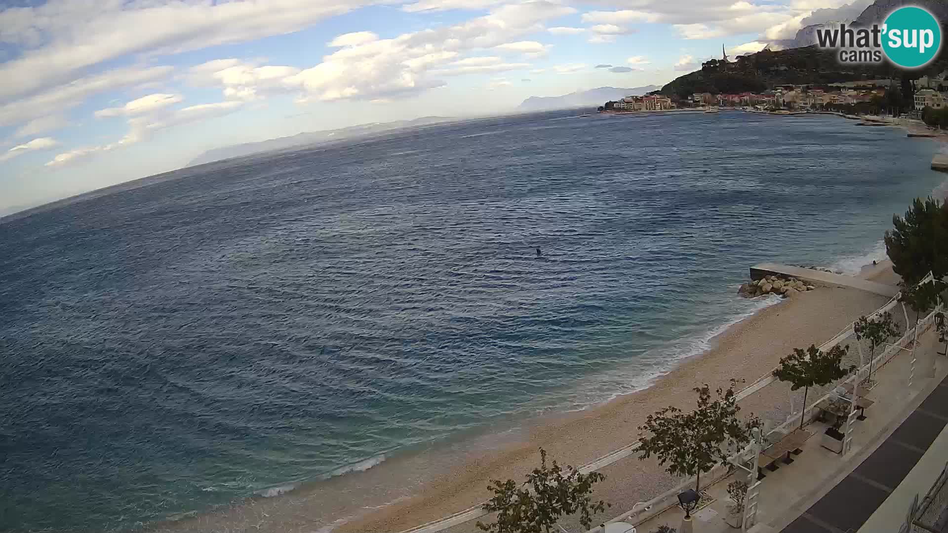 Pogled na plažu Podgori