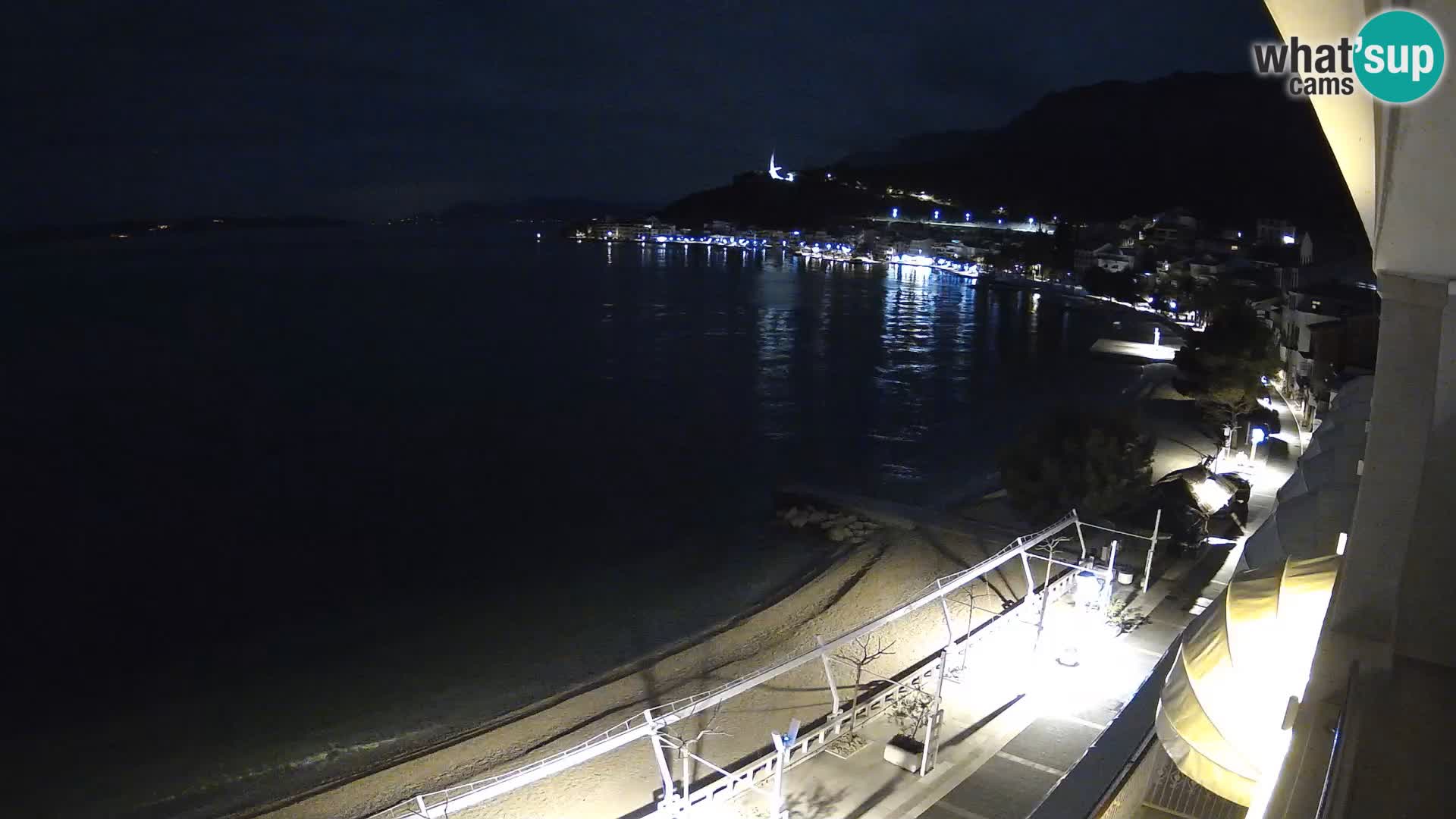 Razgled na plažo v Podgori